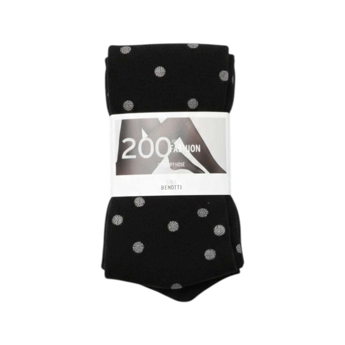 Women's Printed Glitter Tights,Black
