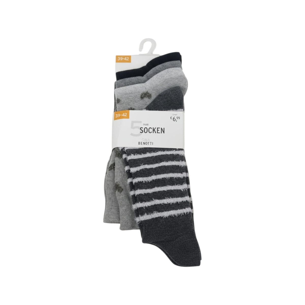 Women's Knitted Socks Set 5Pieces,Multi