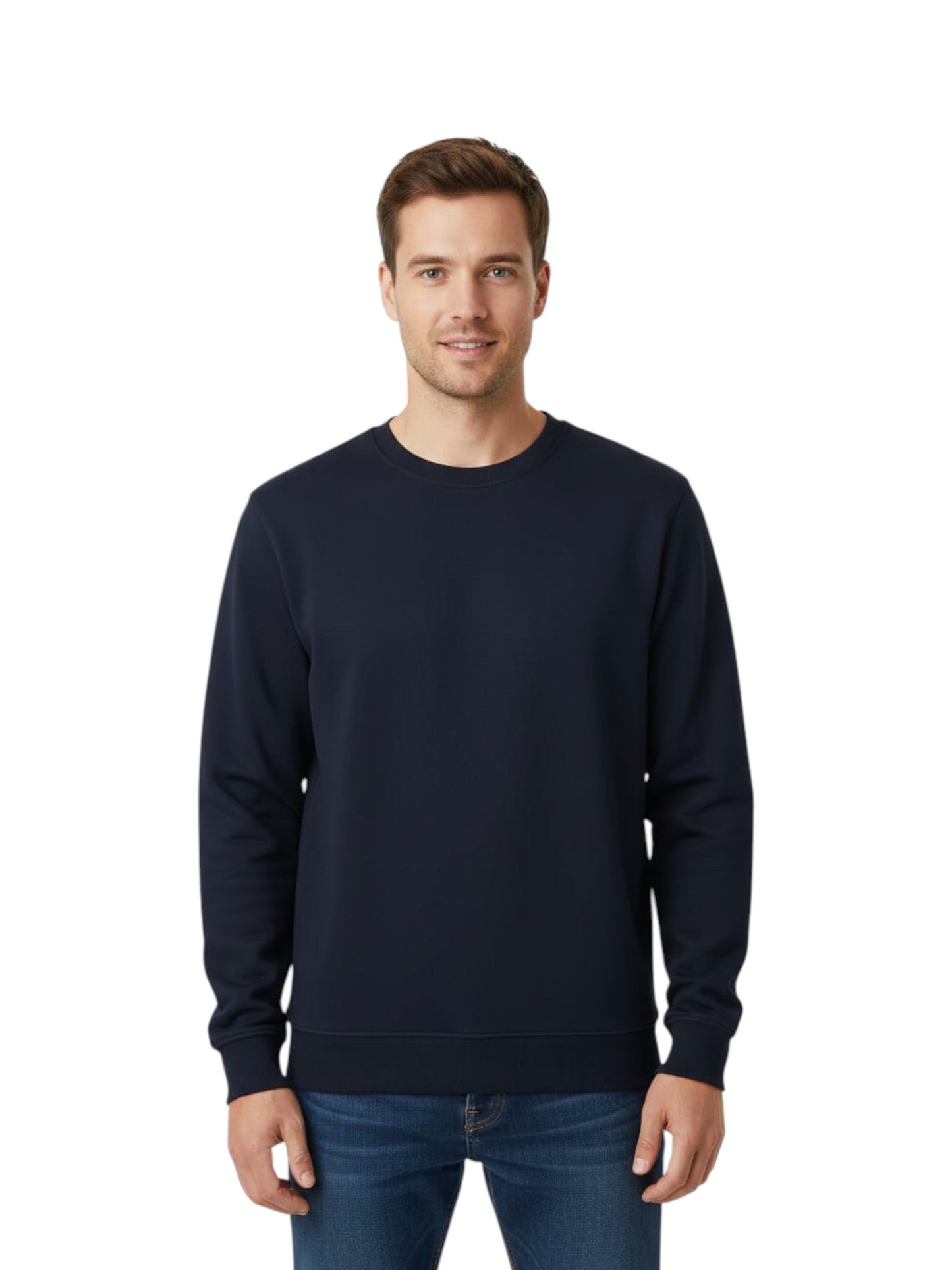 Men's Plain Solid Sweaters,Navy