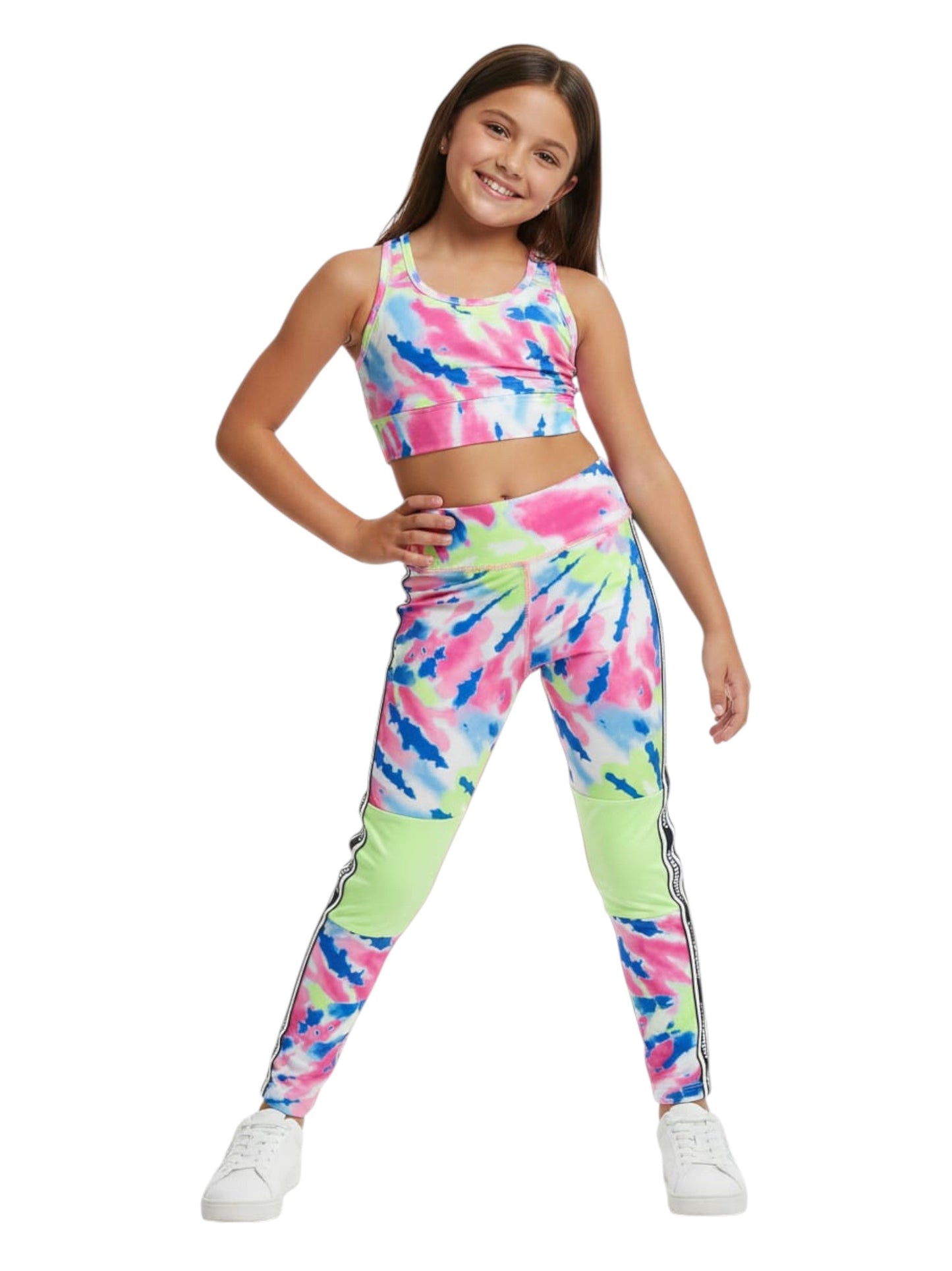 Kids Girl's Colorblocked Legging,Multi