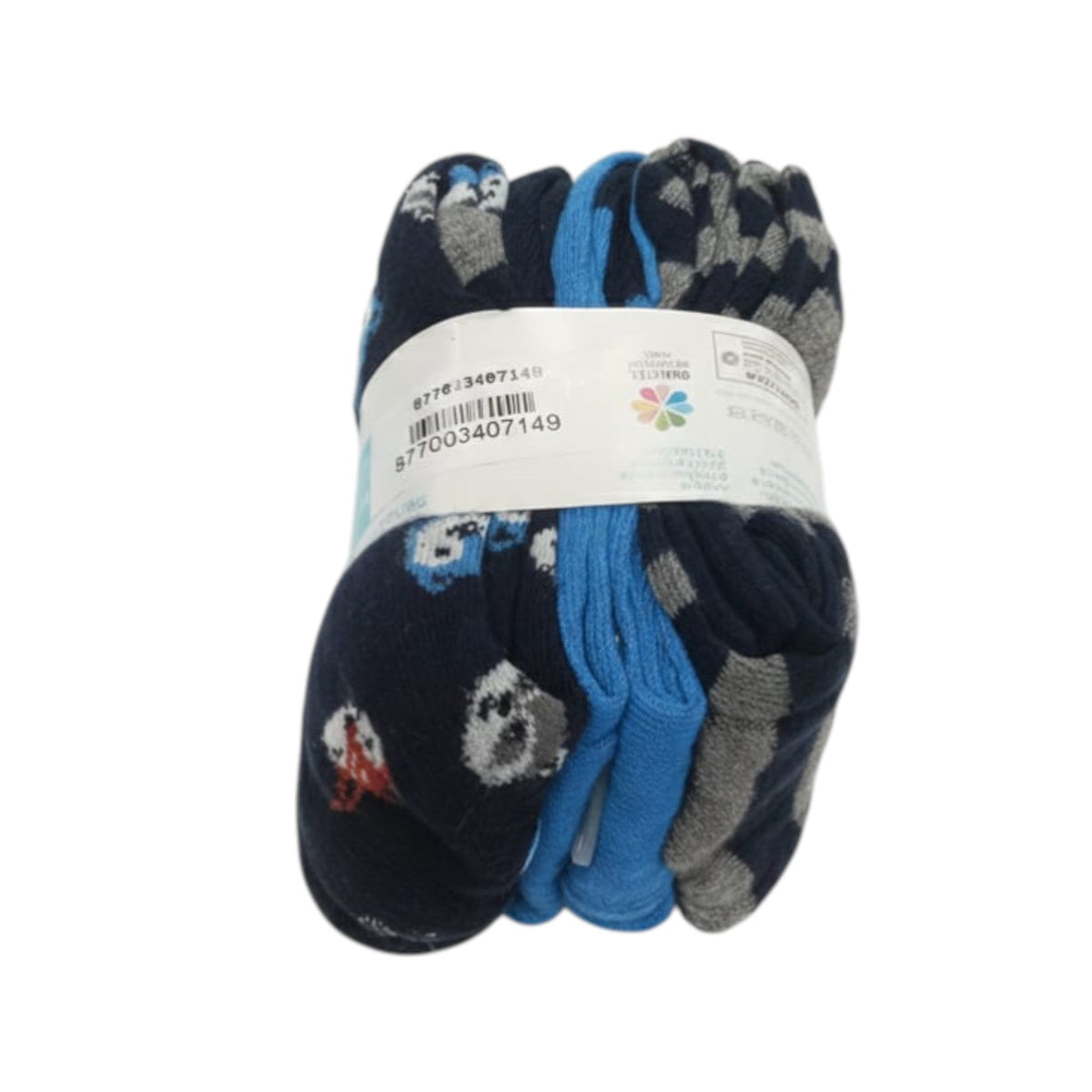 Kids Boy's Printed Tights Set 3pieces,Multi