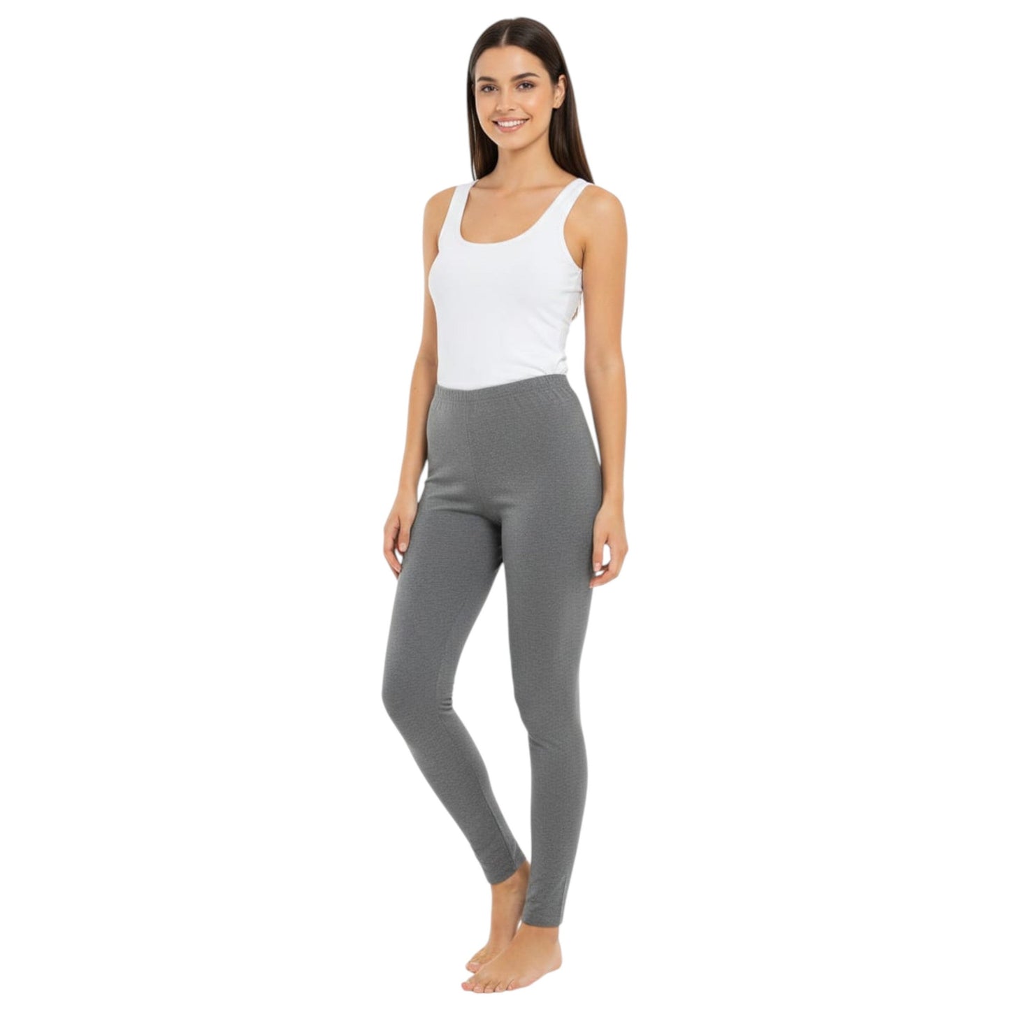 Women's Plain Solid Pant,Grey