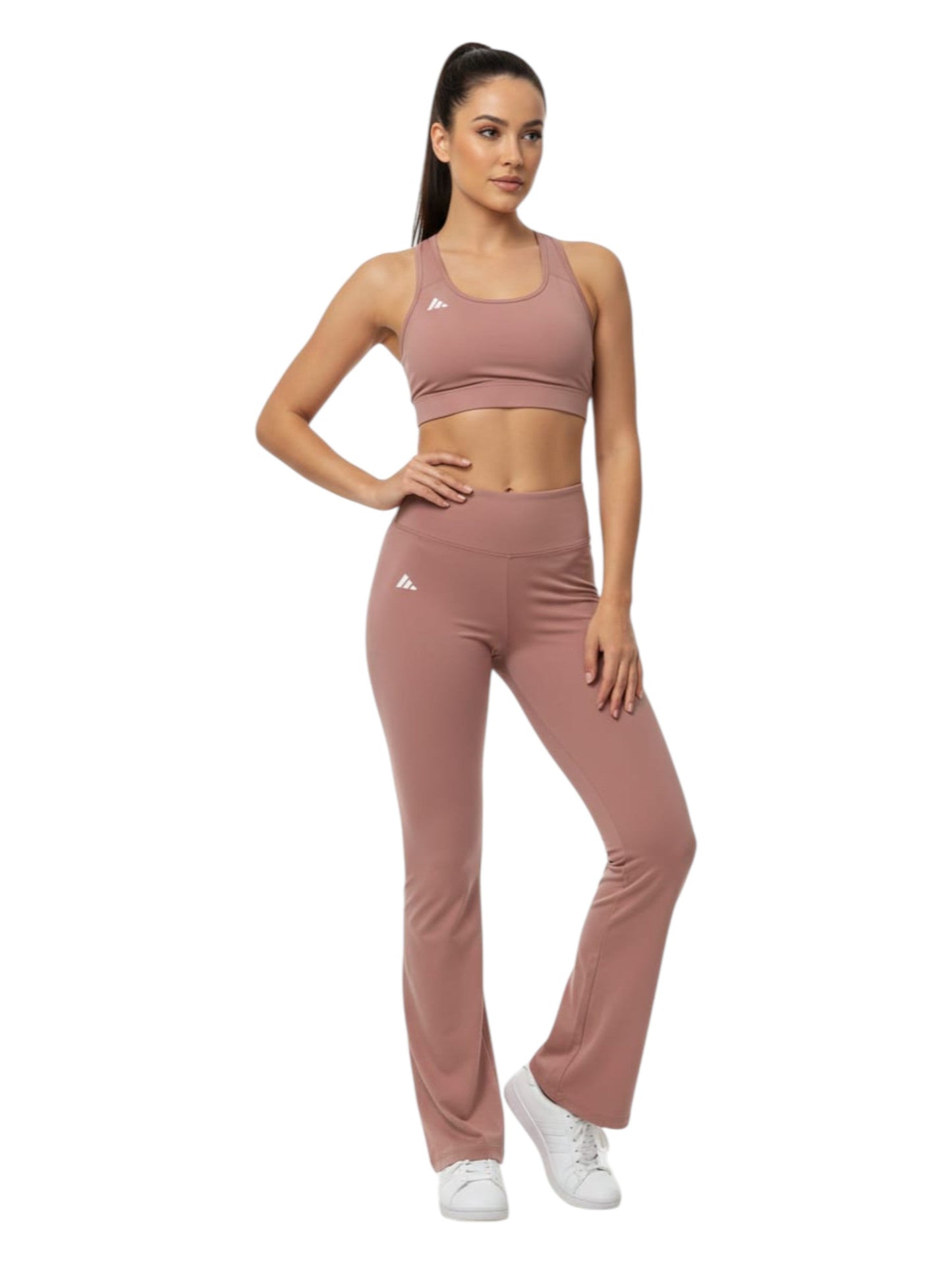 Women's Plain Solid Sport Pant,Light pink