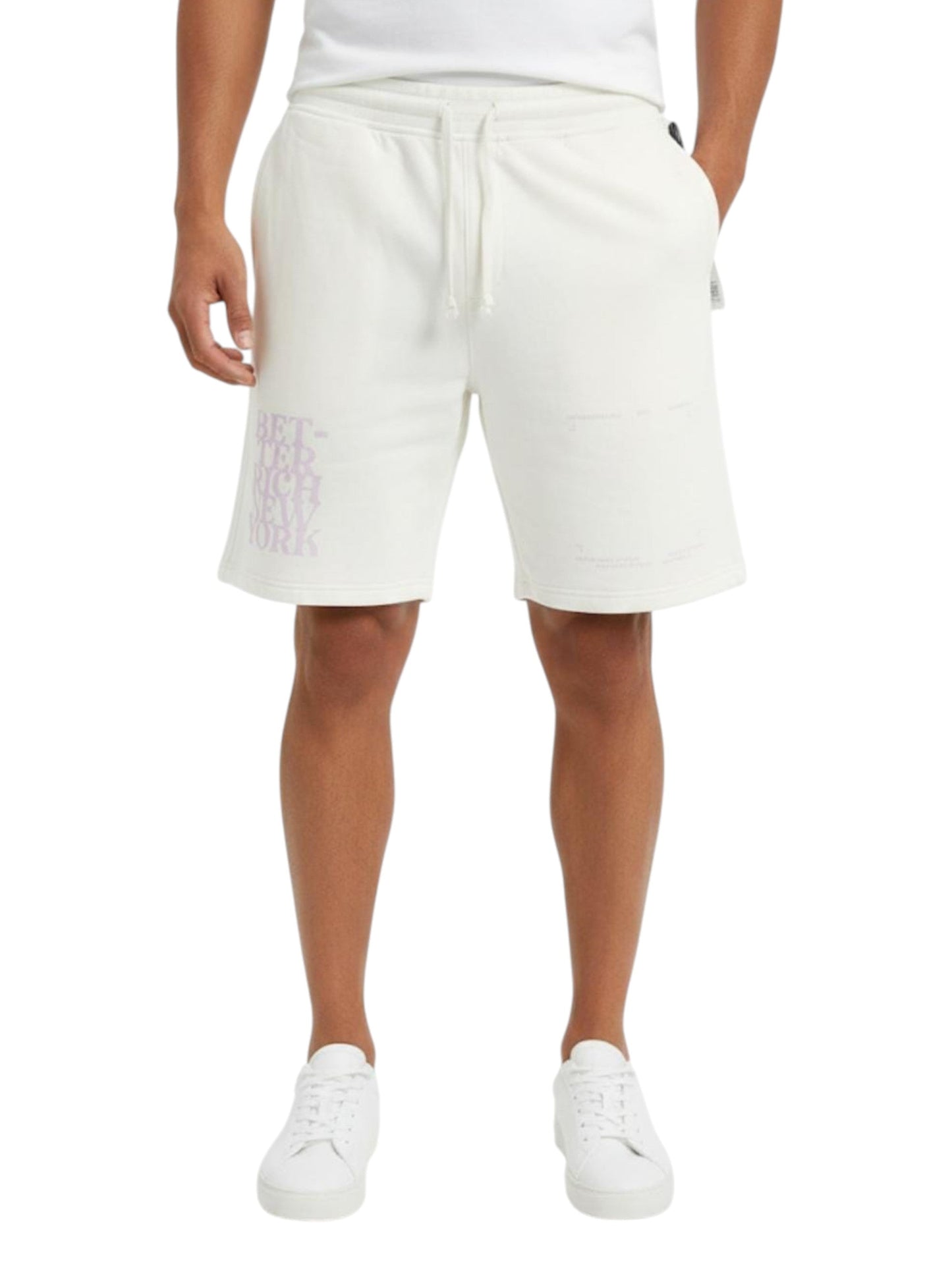 Men's Printed Short,White