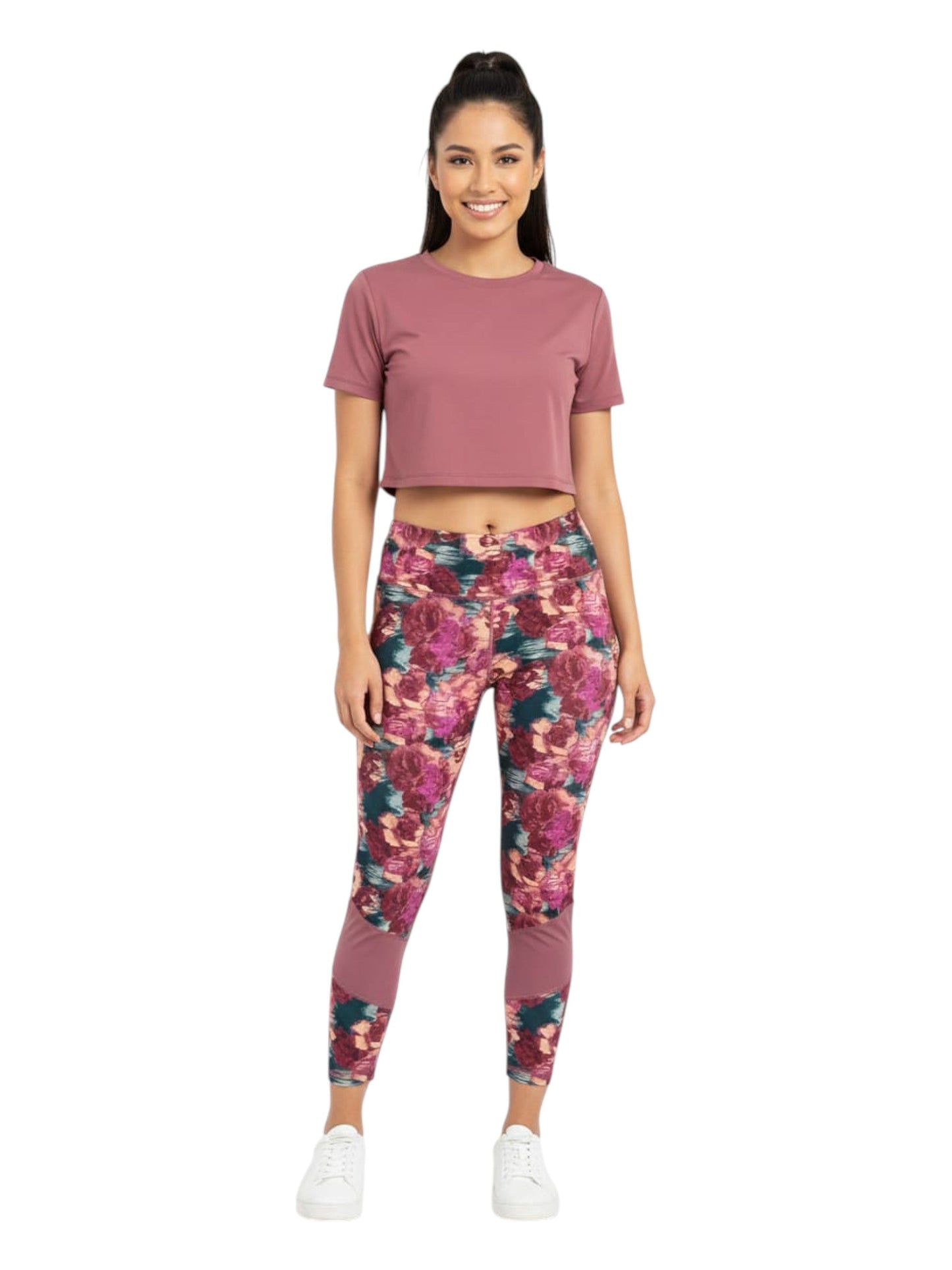 Women's Floral Printed Legging,Multi