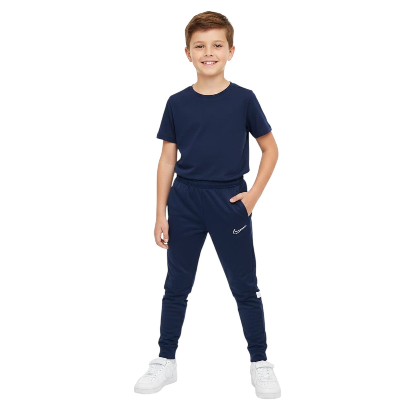Kids Boy's Plain Solid Pant,Navy