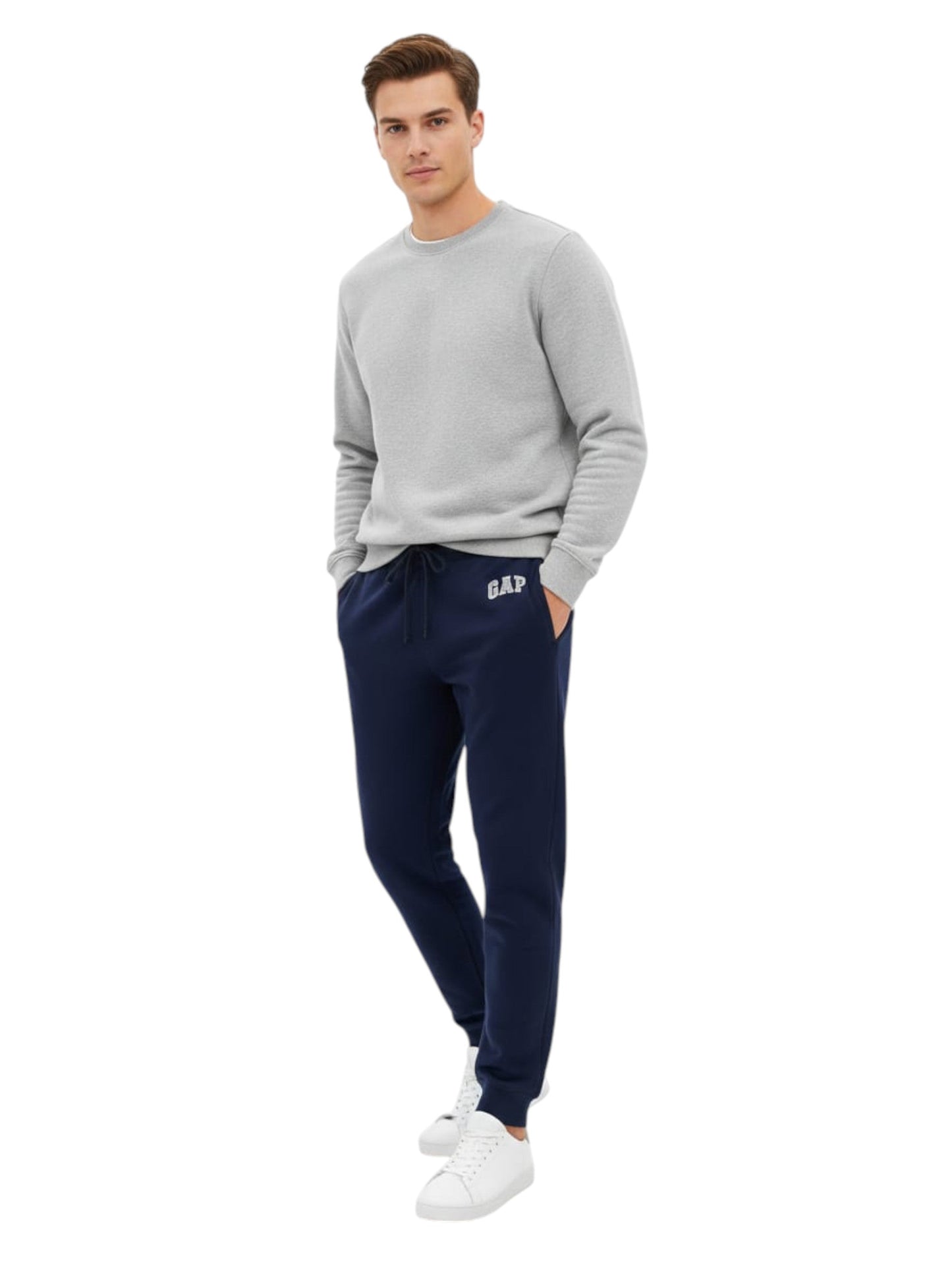 Men's Brand Logo Printed Pant,Navy