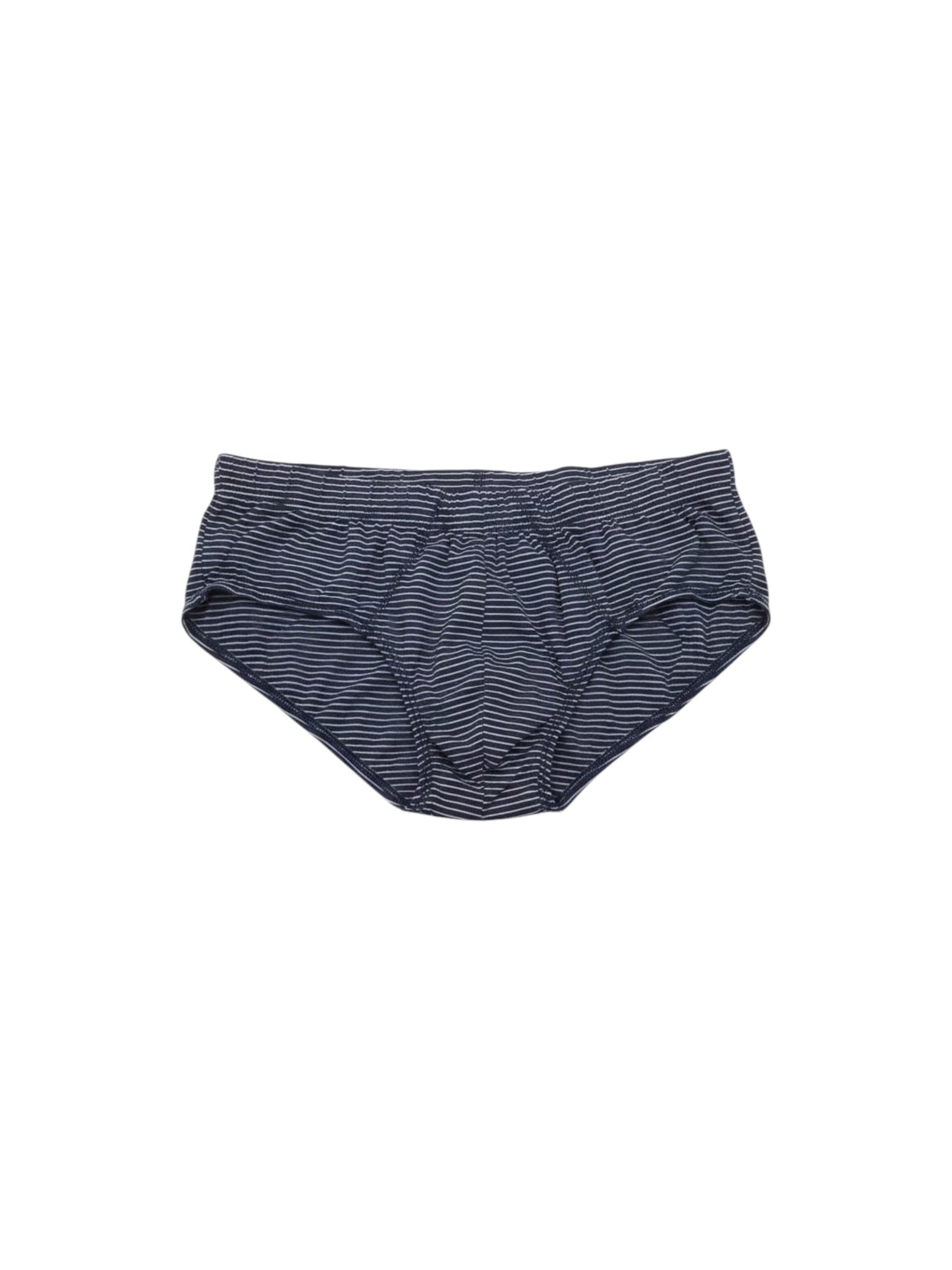 Men's Striped Briefs,Navy/White