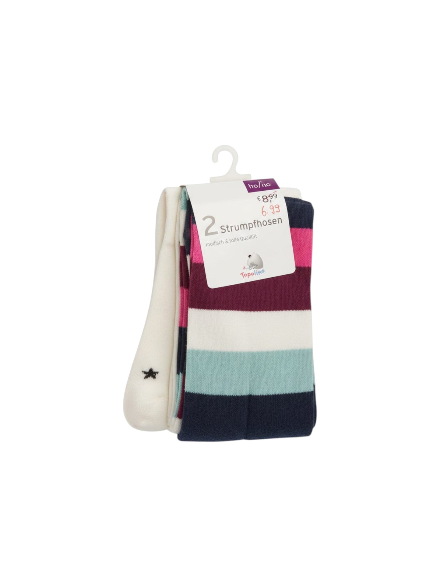 Kids Girl�s Striped Tights Set 2Pieces,Multi