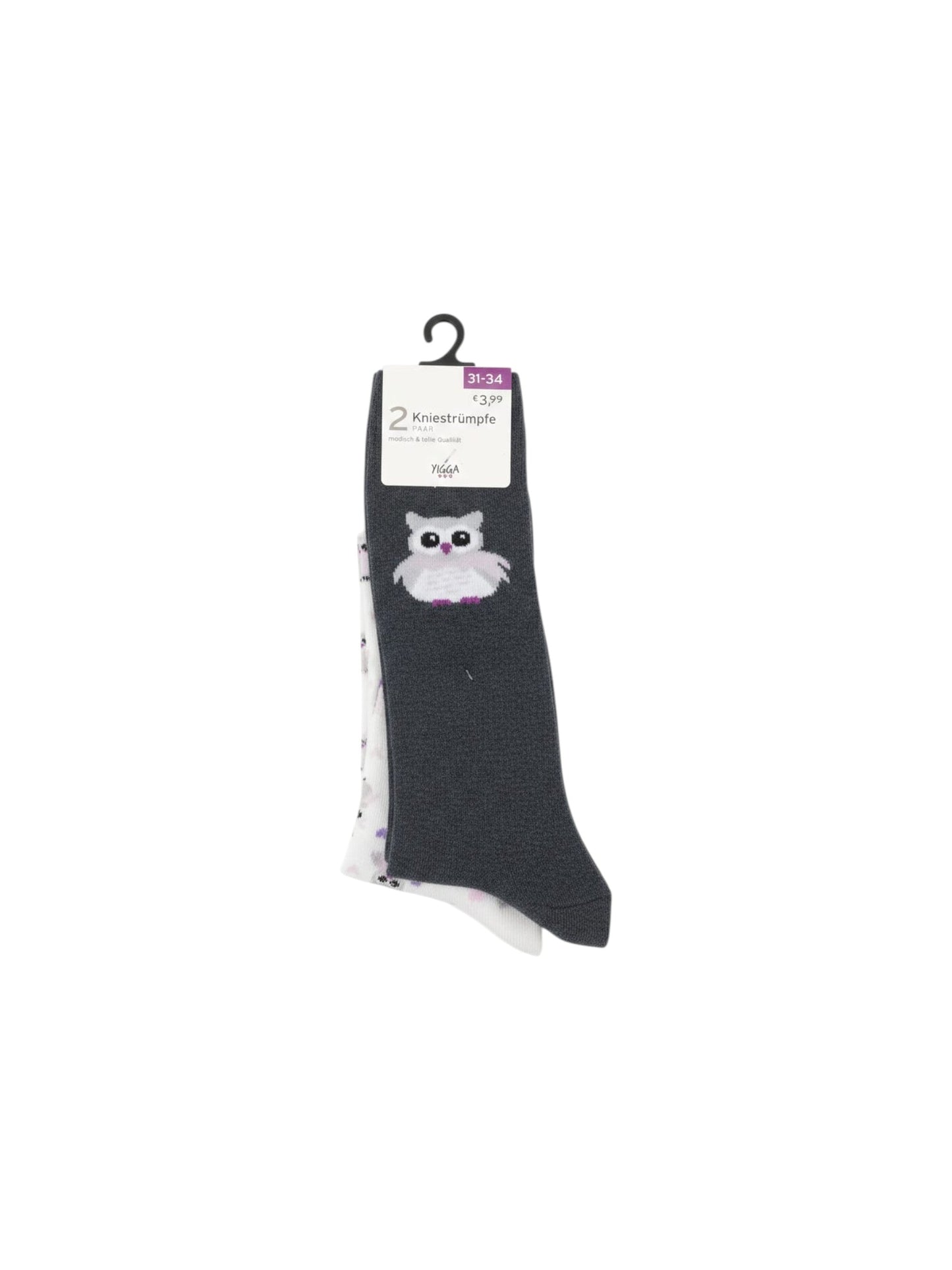 Kids Girl�s Knitted Socks Set 2Pieces,White/Navy