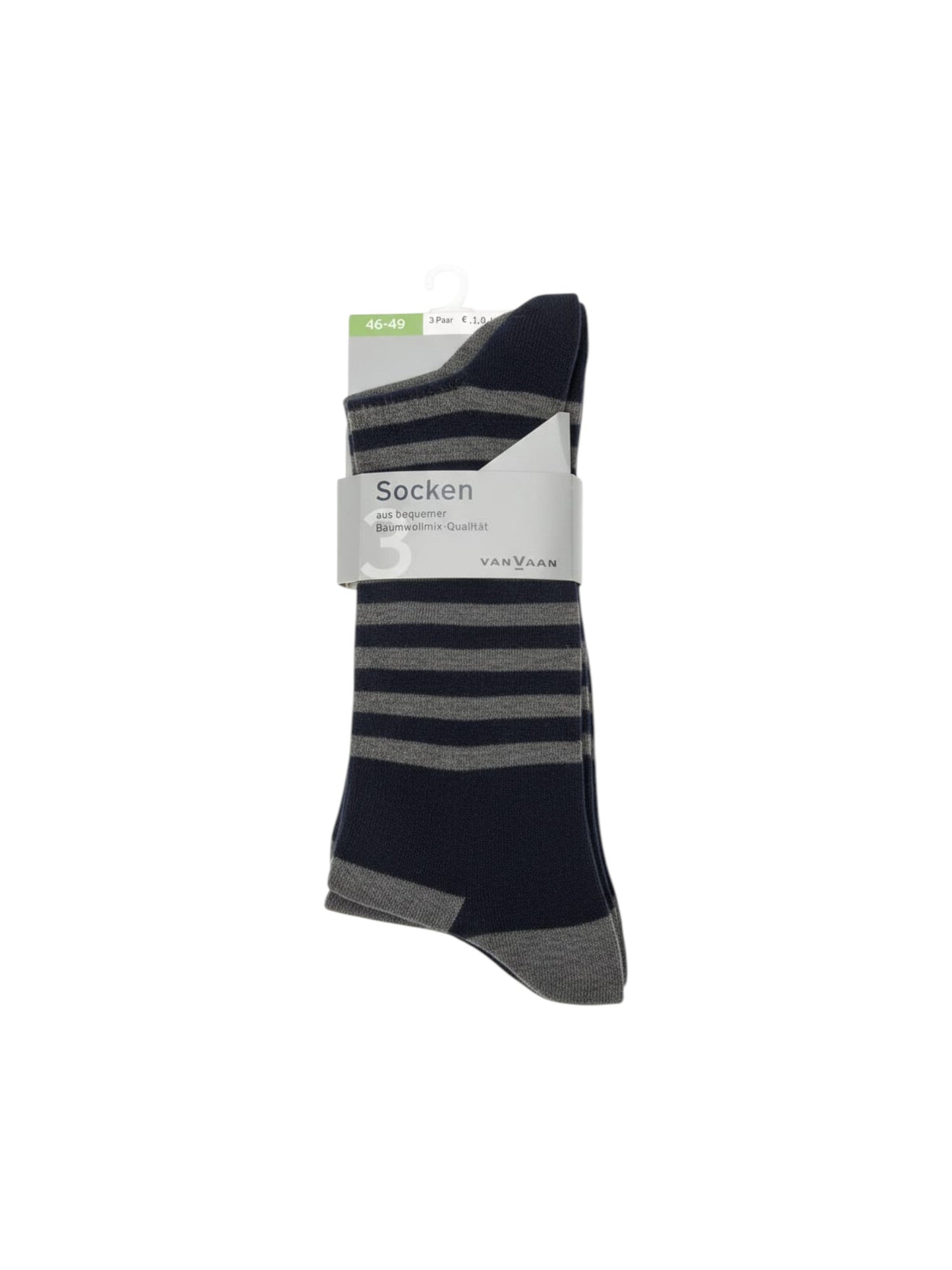 Men�s Knitted Socks Set 2Pieces,Grey/Navy