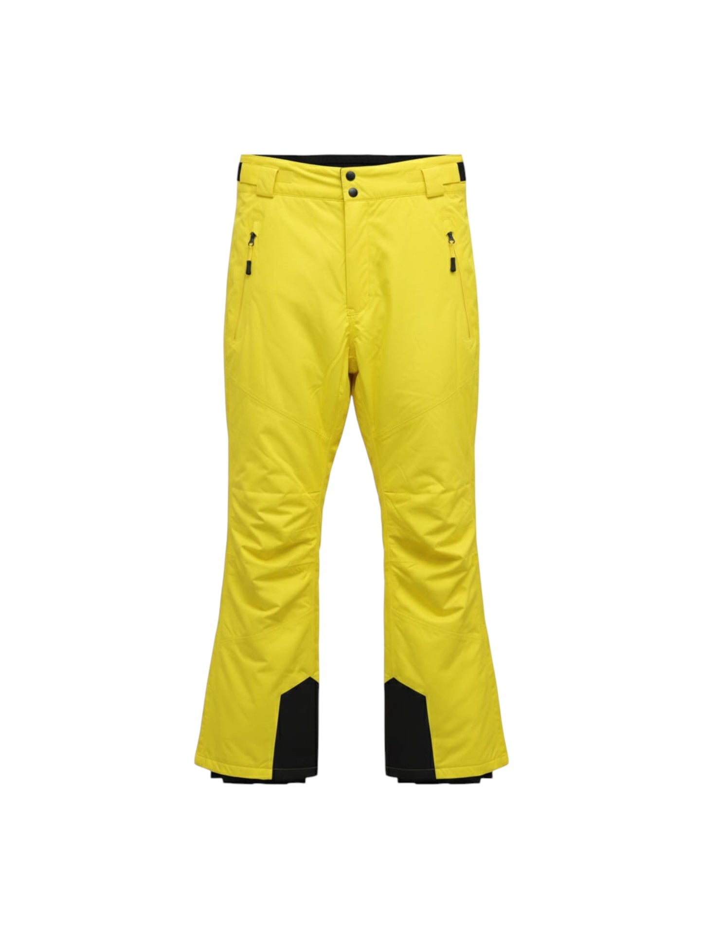 Women's Plain Solid Ski Pants,Yellow