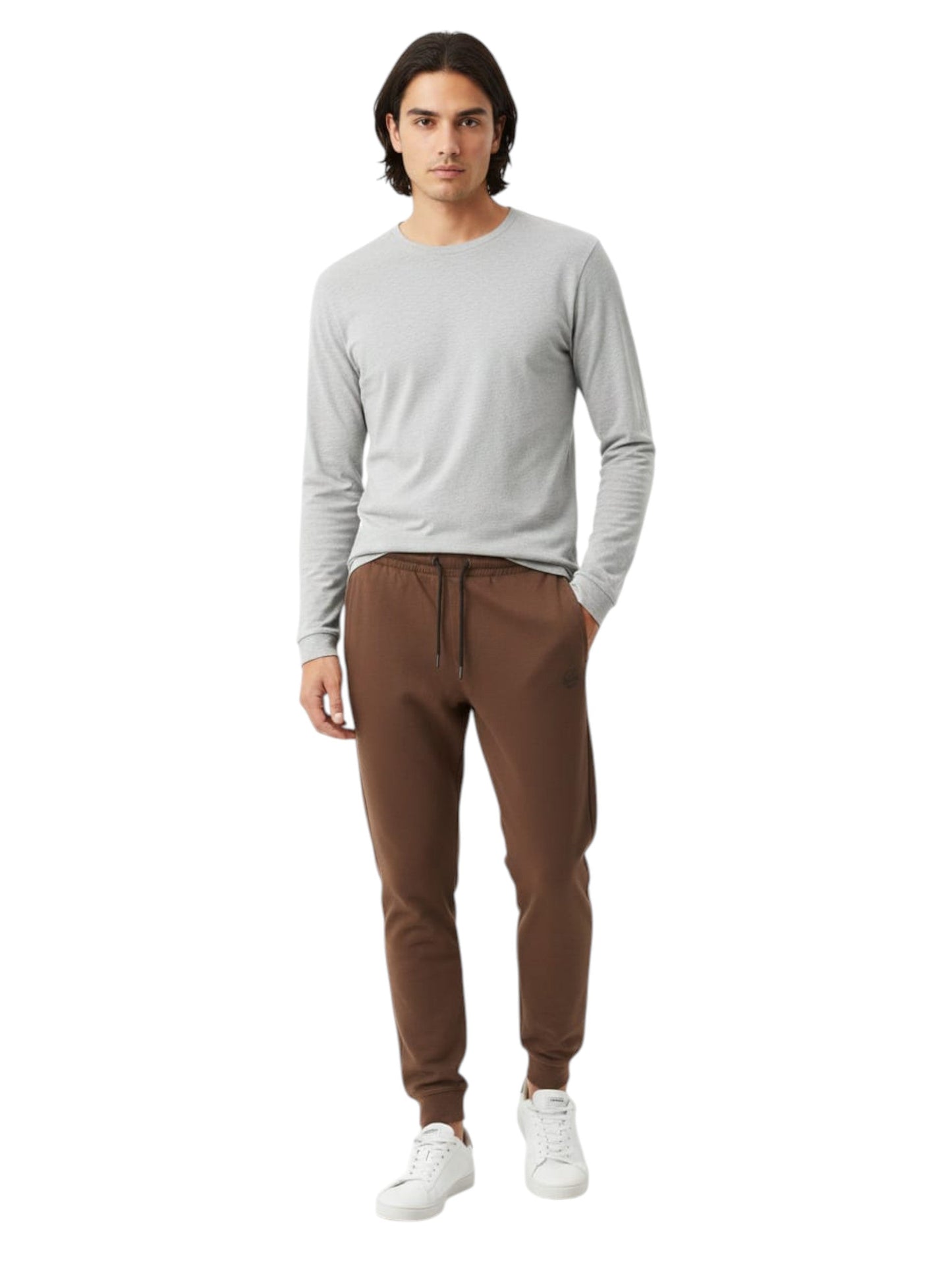 Men's Plain Solid Pant,Brown