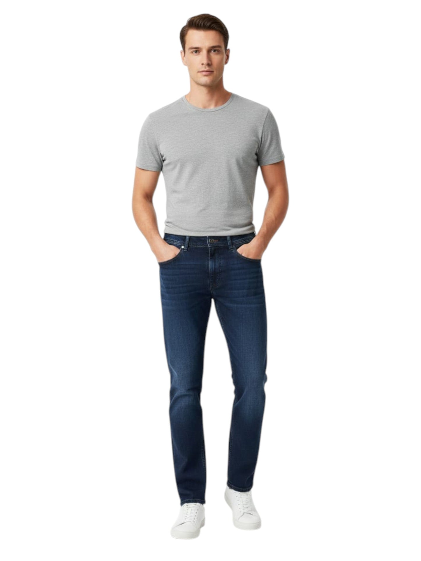 Men's Washed Jeans,Blue
