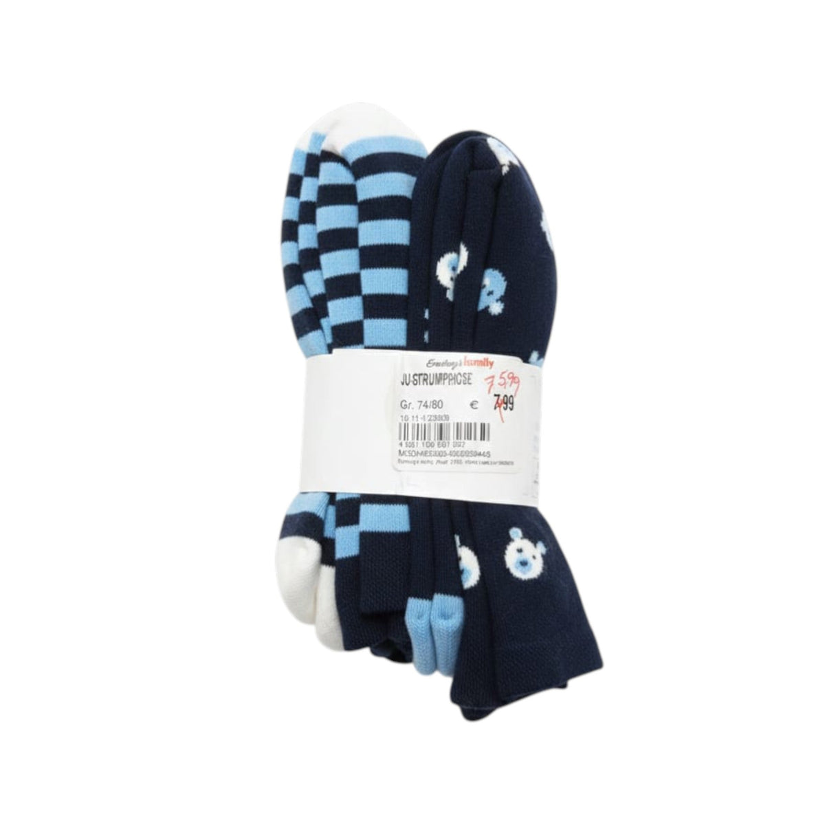 Kids Boy's Printed Tights Set 2Pieces,Navy