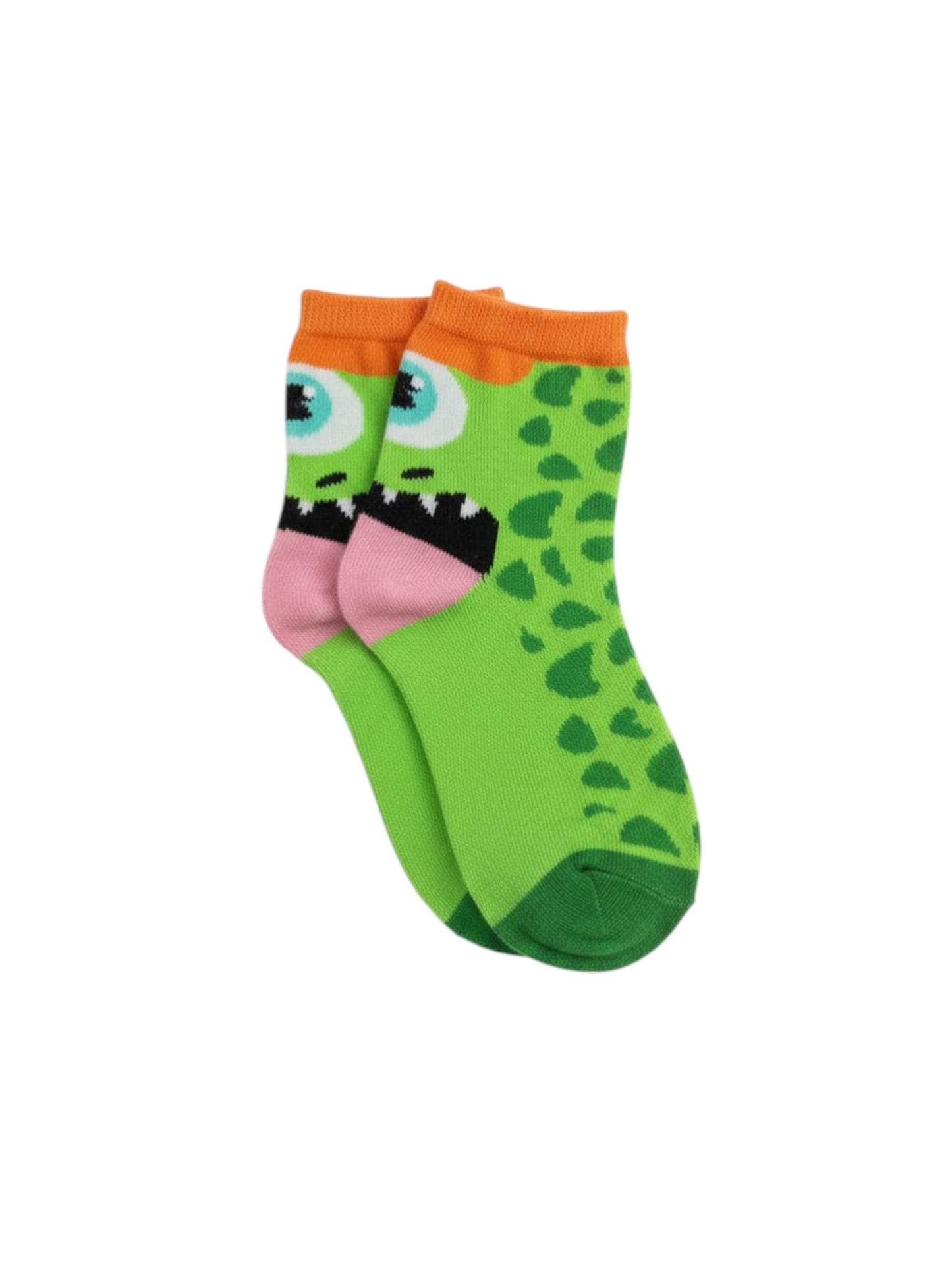 Kids Girl's Printed Socks,Green
