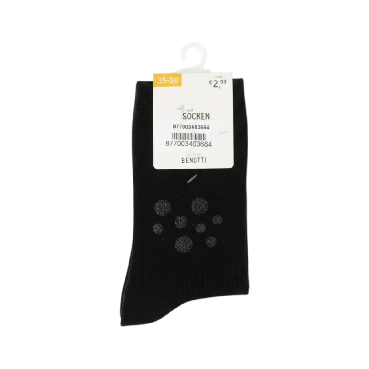 Women's Plain Socks,Black