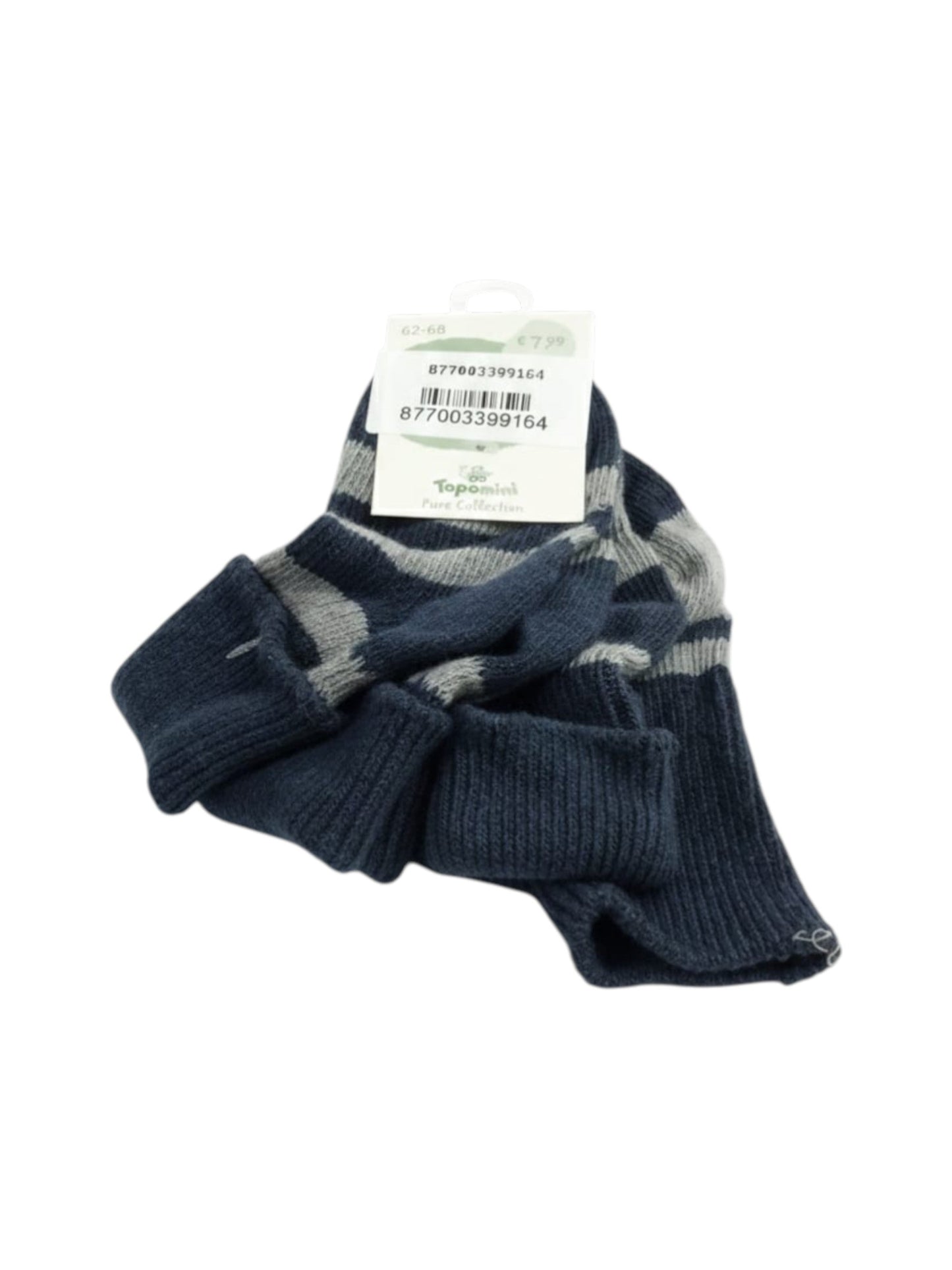 Kids Boy's Striped Socks Set 3pieces,Blue/Grey