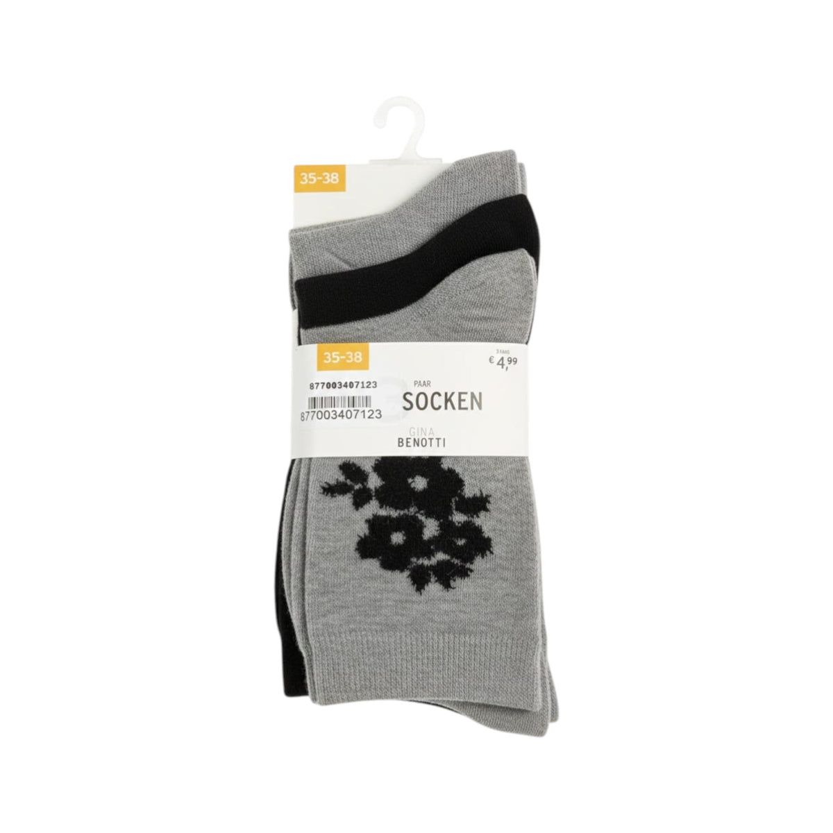 Women's Knitted Socks Set 3pieces,Multi