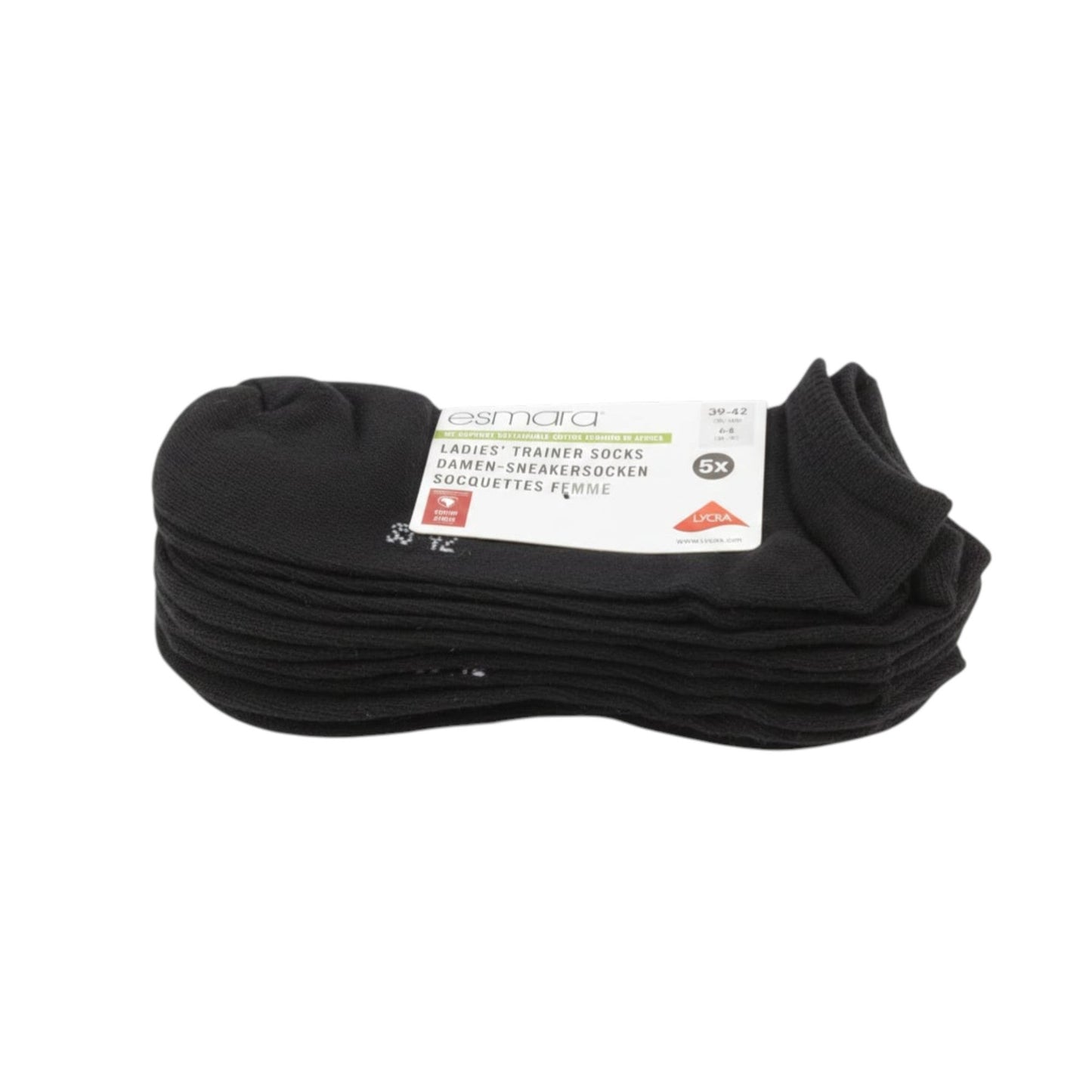 Women's Plain Solid Socks,Black