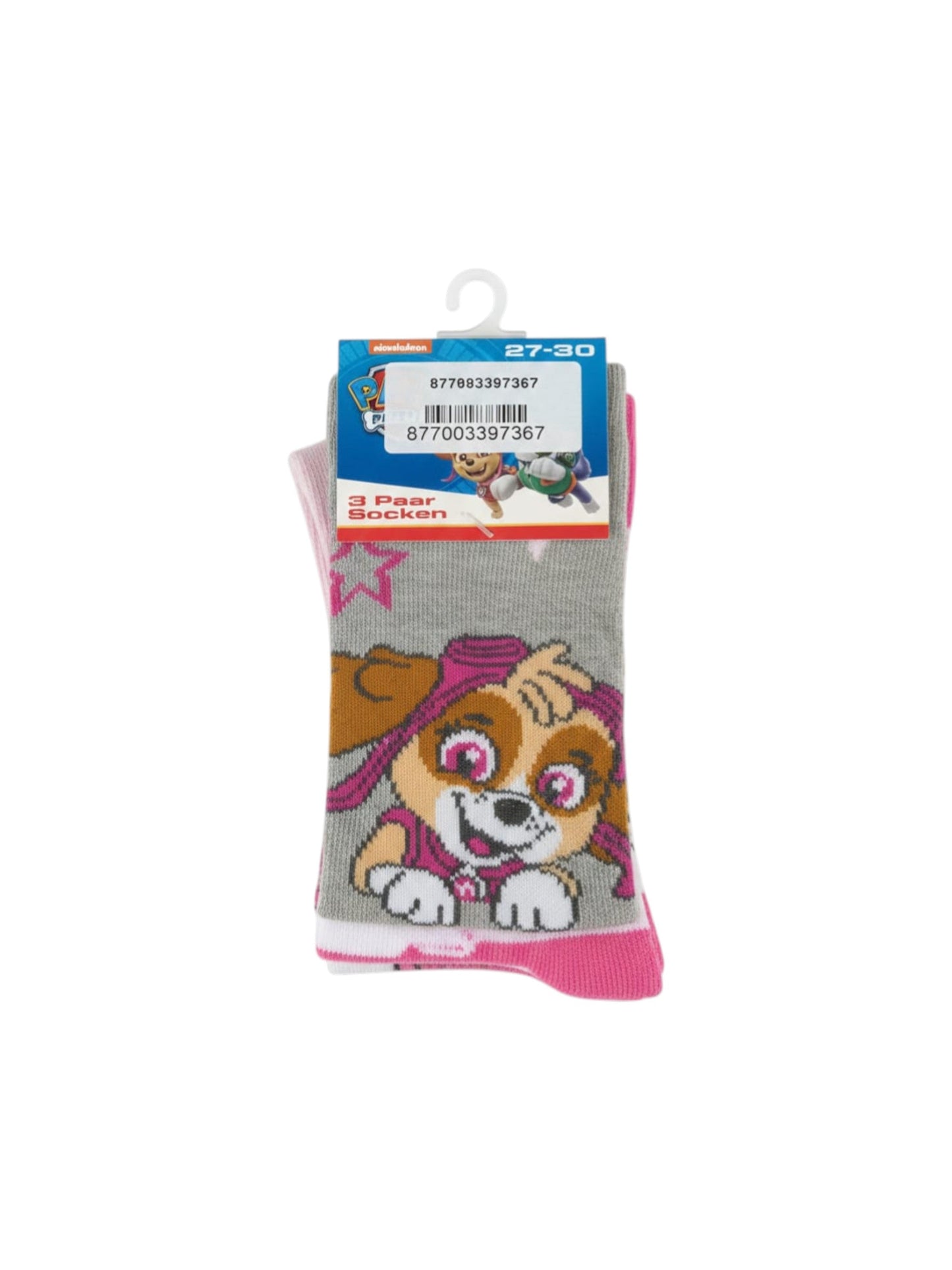 Kids Girl's Printed Socks Set 3Pieces,Multi