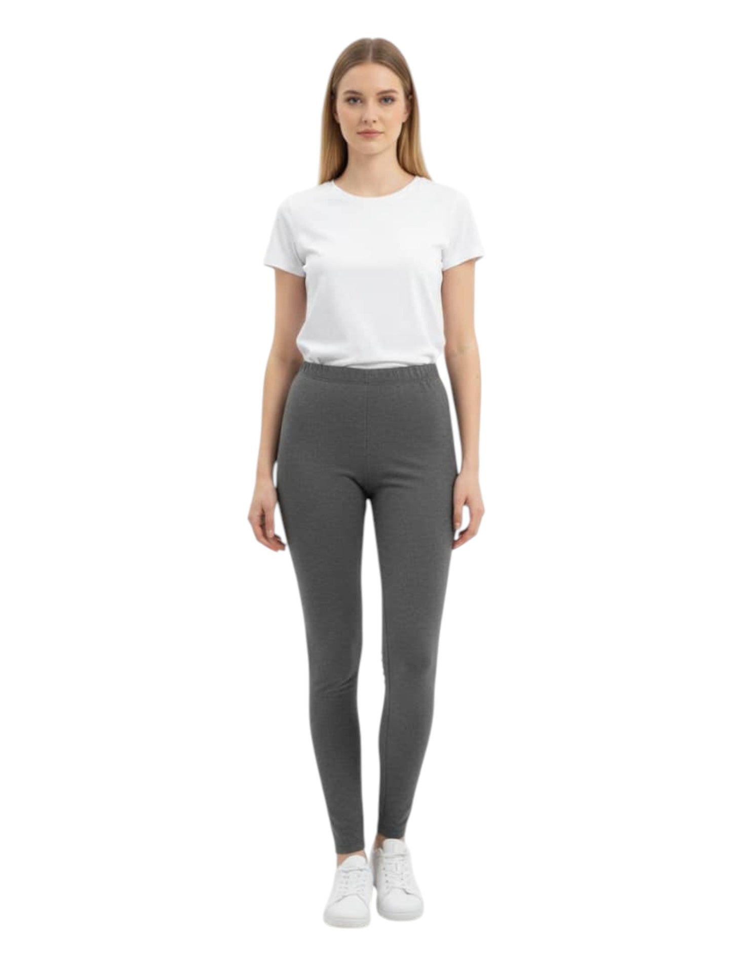 Women's Plain Solid Pant,Grey