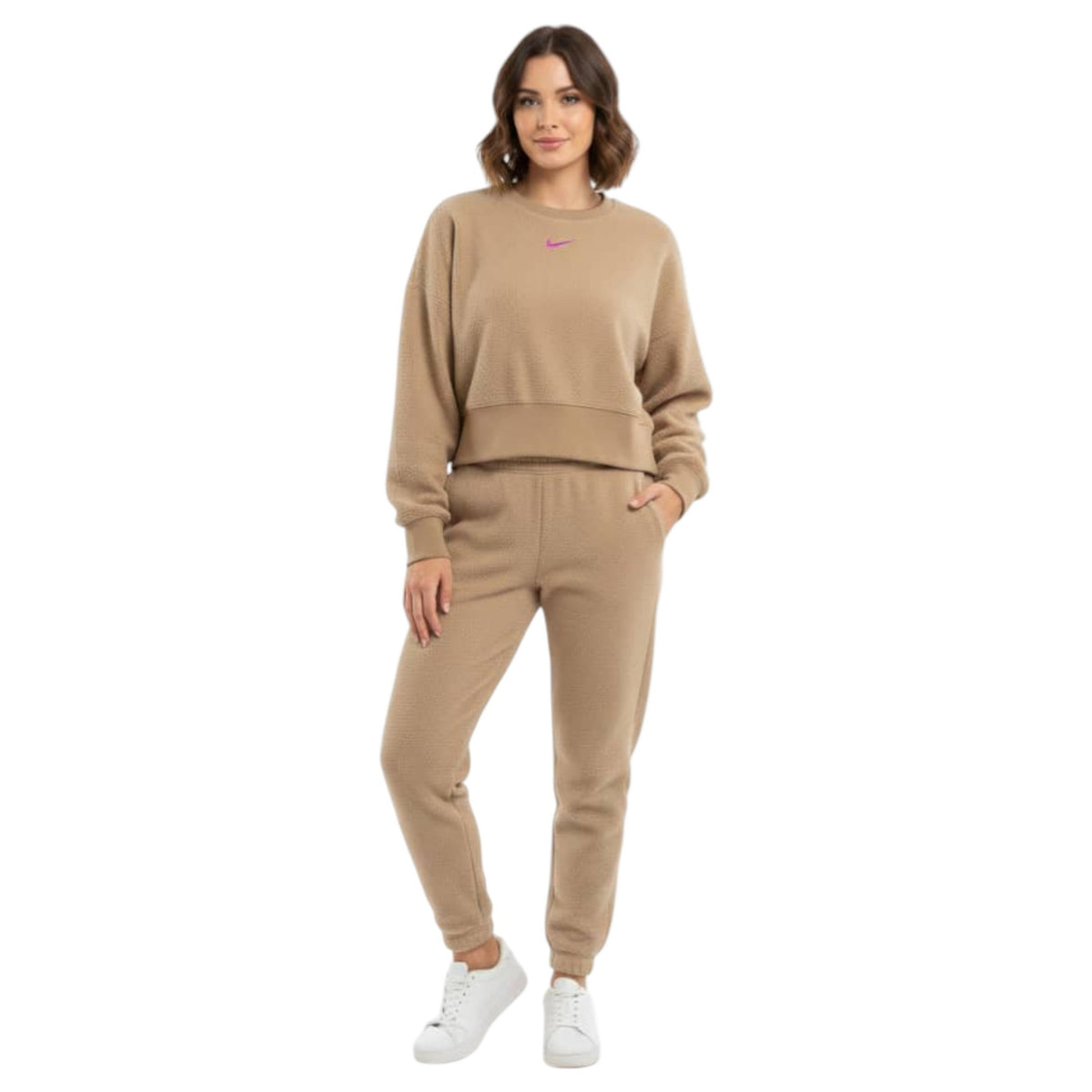 Women's Plain Solid Sweaters,Light Brown