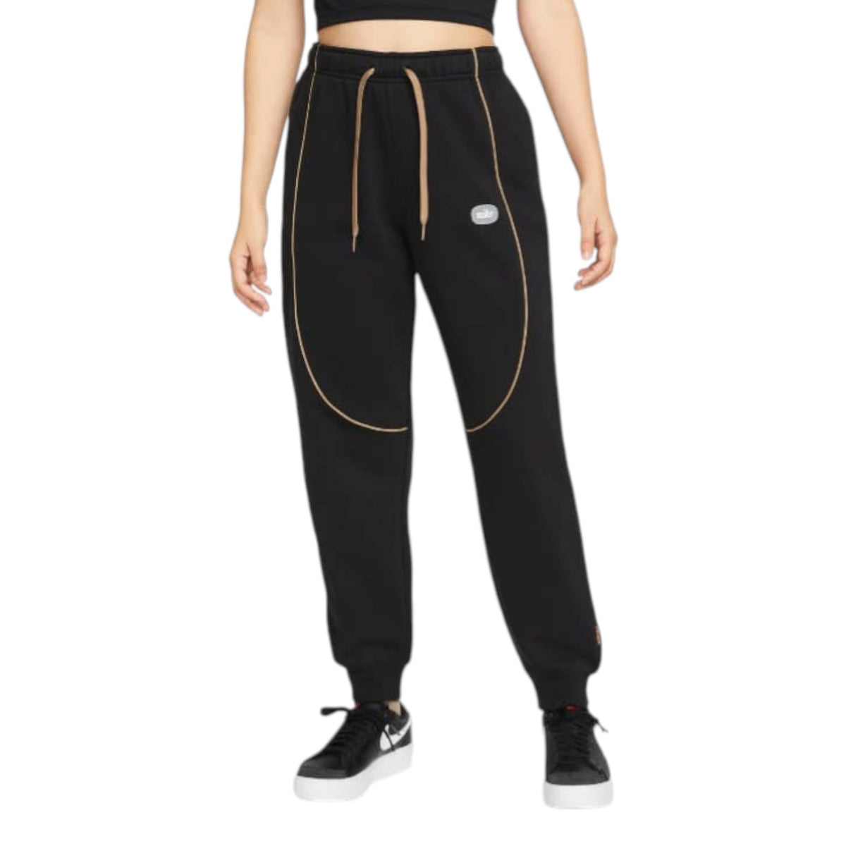 Women's Striped Pant,Black