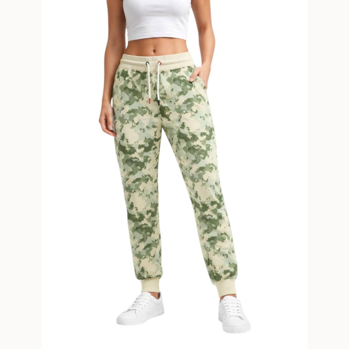 Women's Camo Printed Pant,Multi