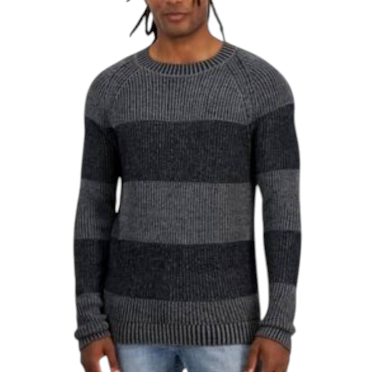 Men's Knitted Sweaters,Grey/Black