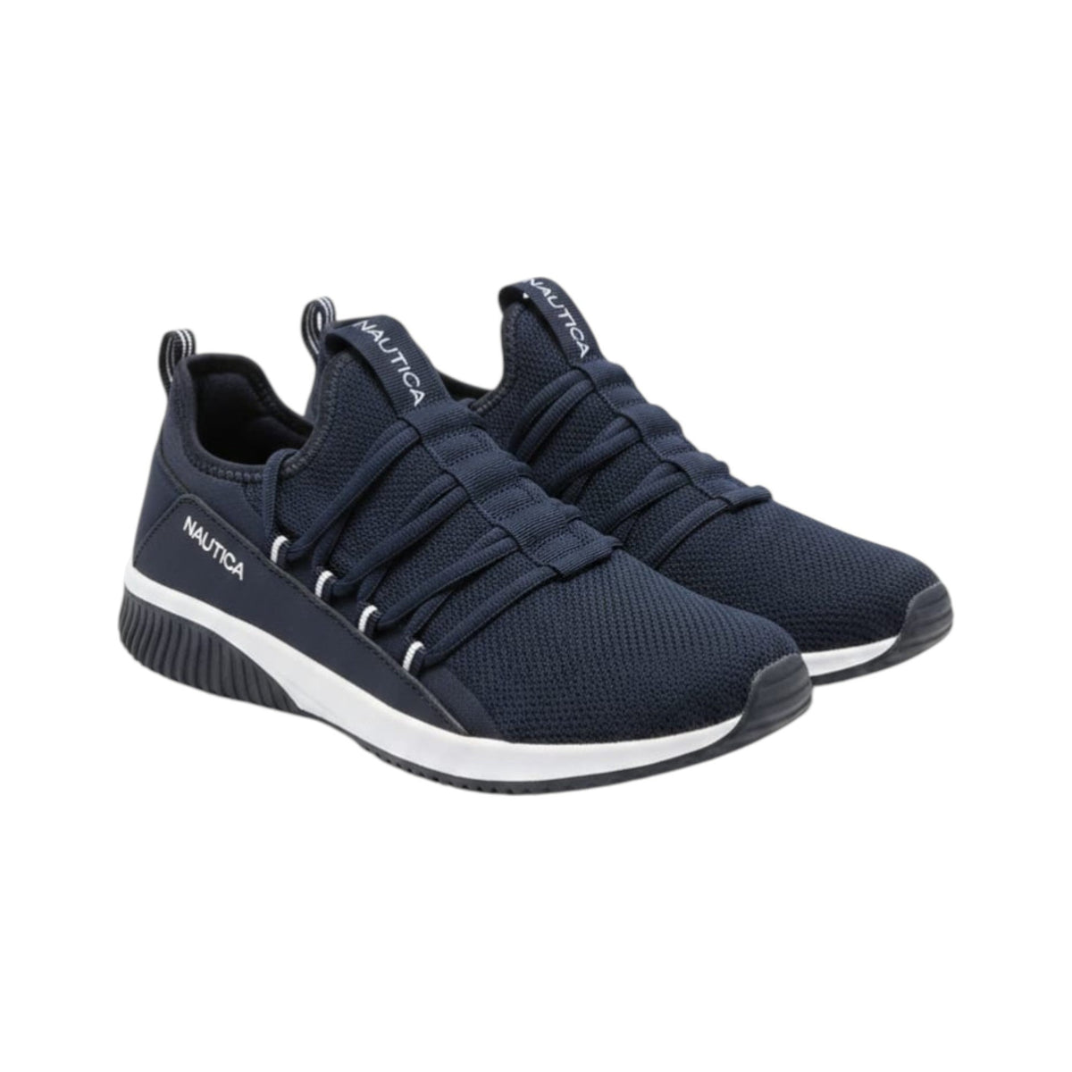 Men's Plain Solid Shoes,Navy