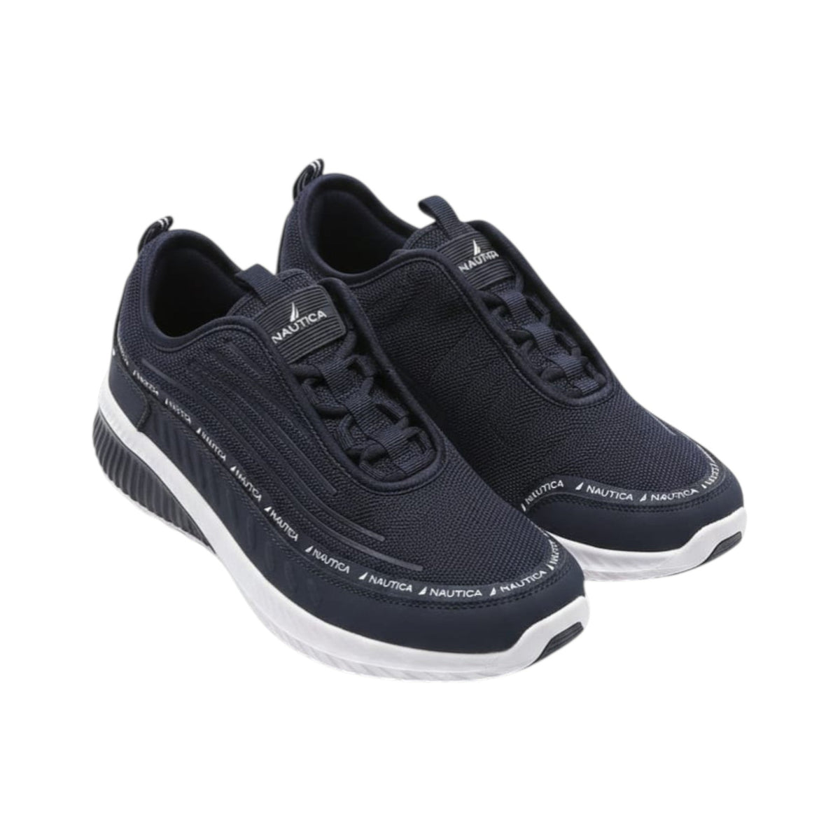 Men's Brand logo Printed Shoes,Navy