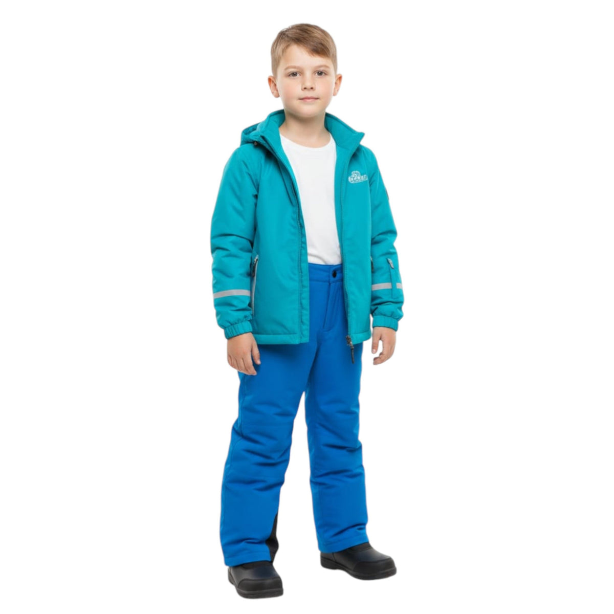 Kids Boy's Plain Solid Jacket,Blue