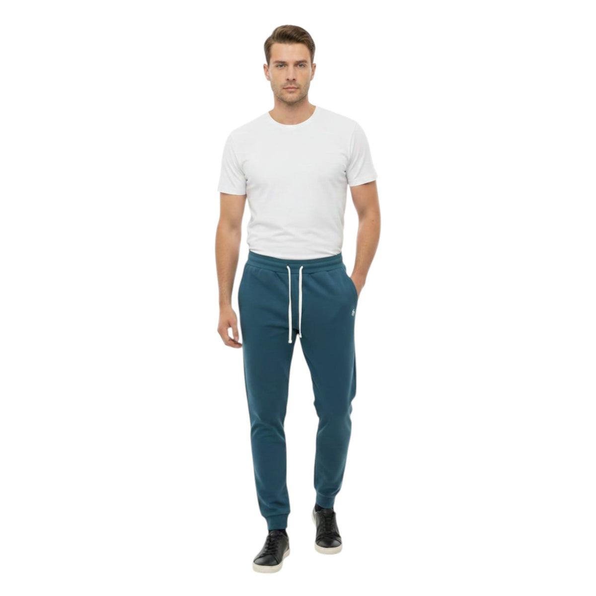 Men's Plain Solid Pant,Dark Turquoise