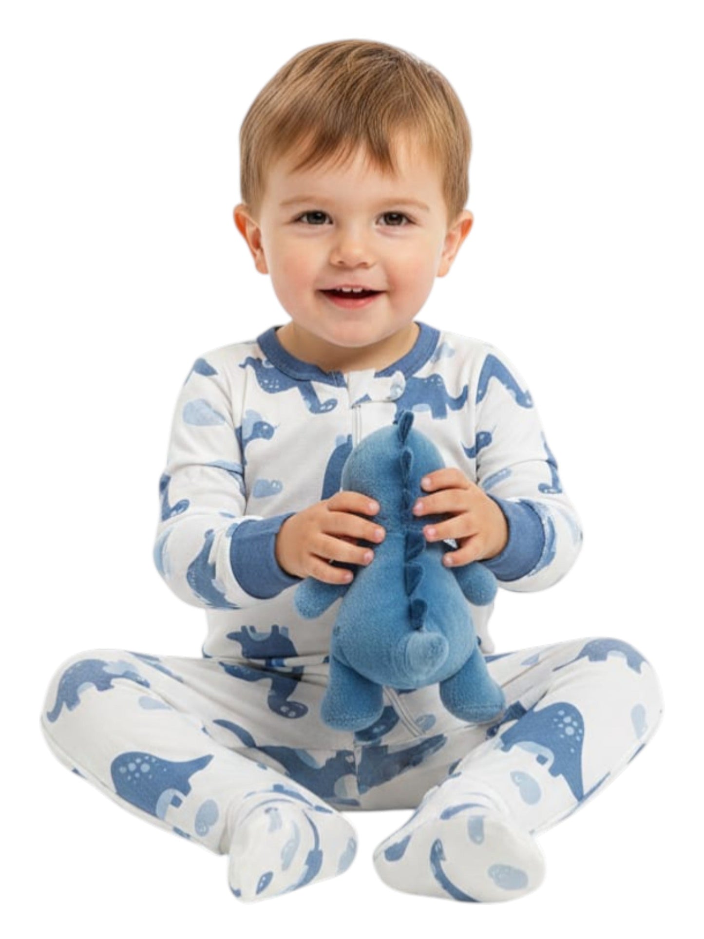 Kids Boy's Printed Jumpsuit,White