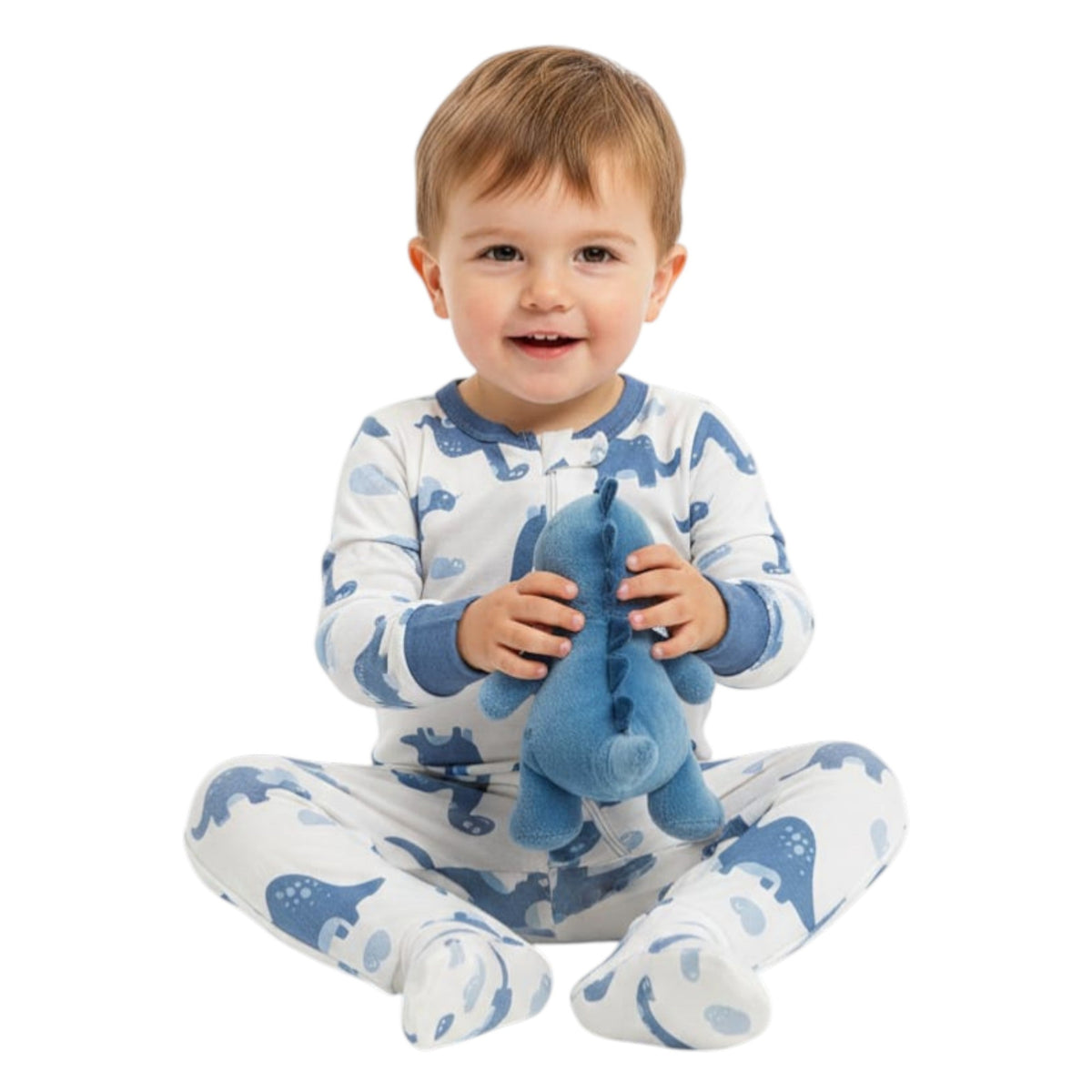 Kids Boy's Printed Jumpsuit,White