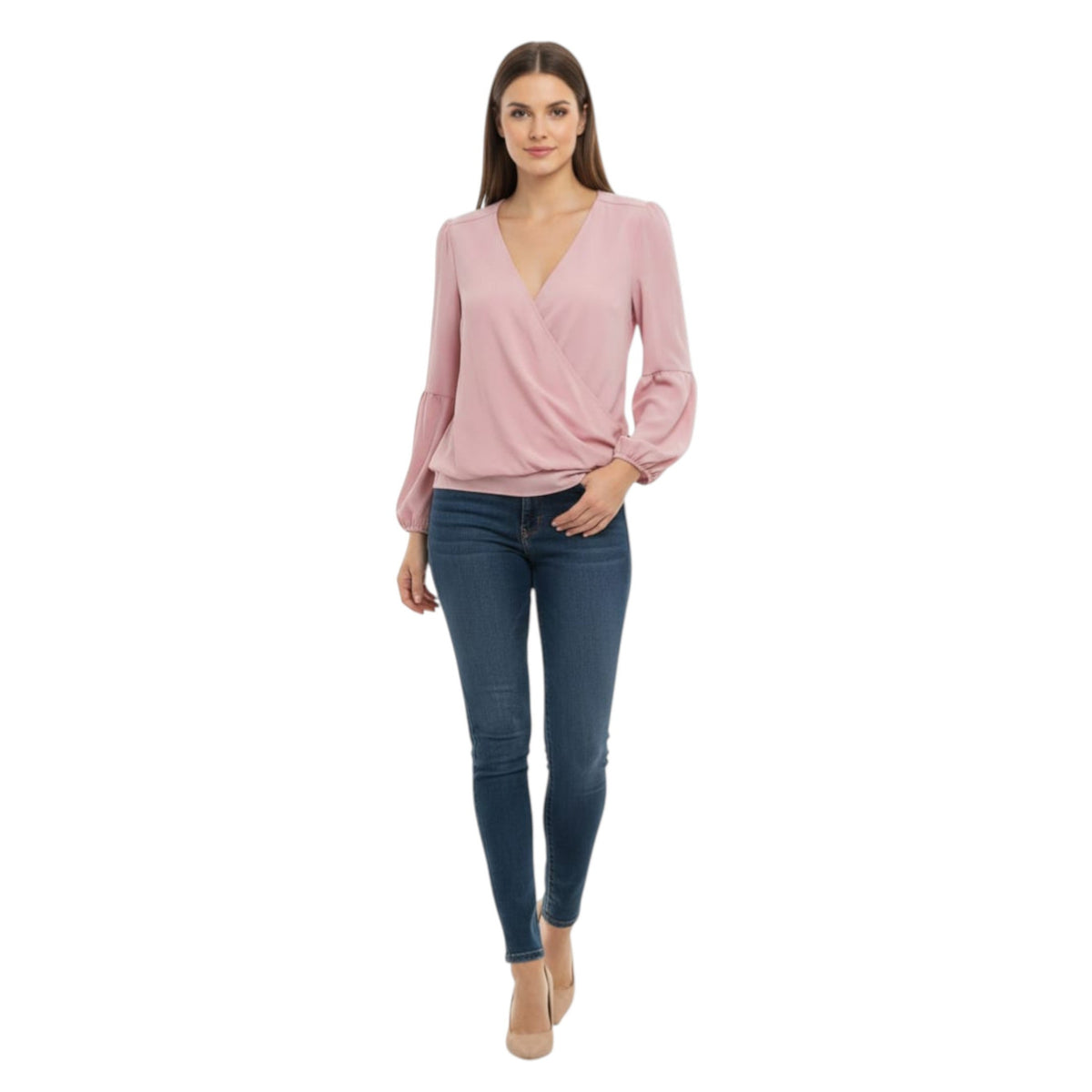 Women's Plain Solid Top,Pink