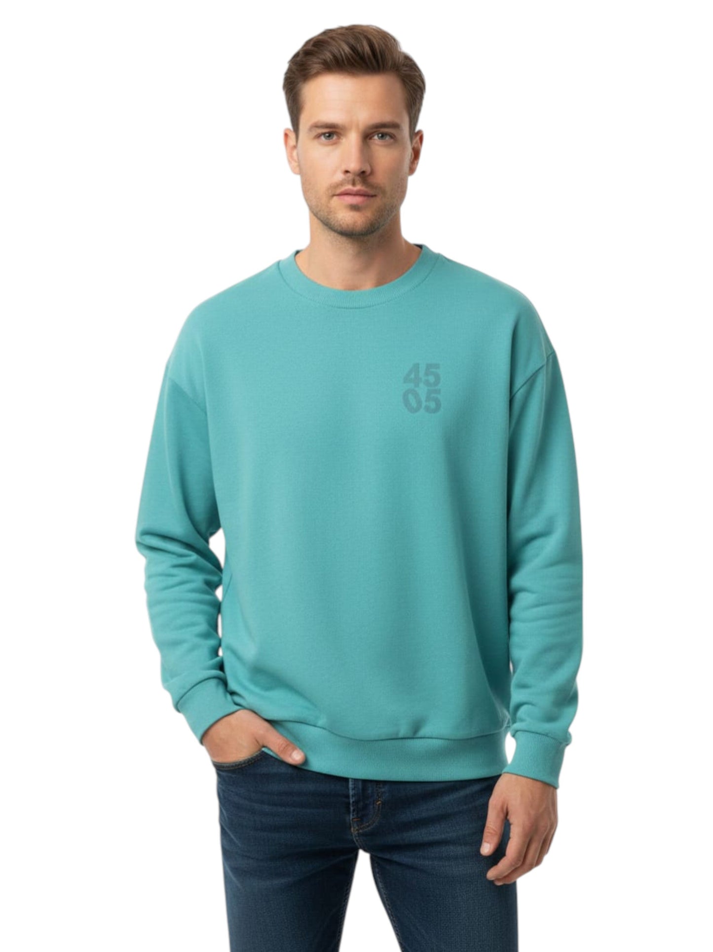 Men's Palin Solid Sweaters,Light Blue