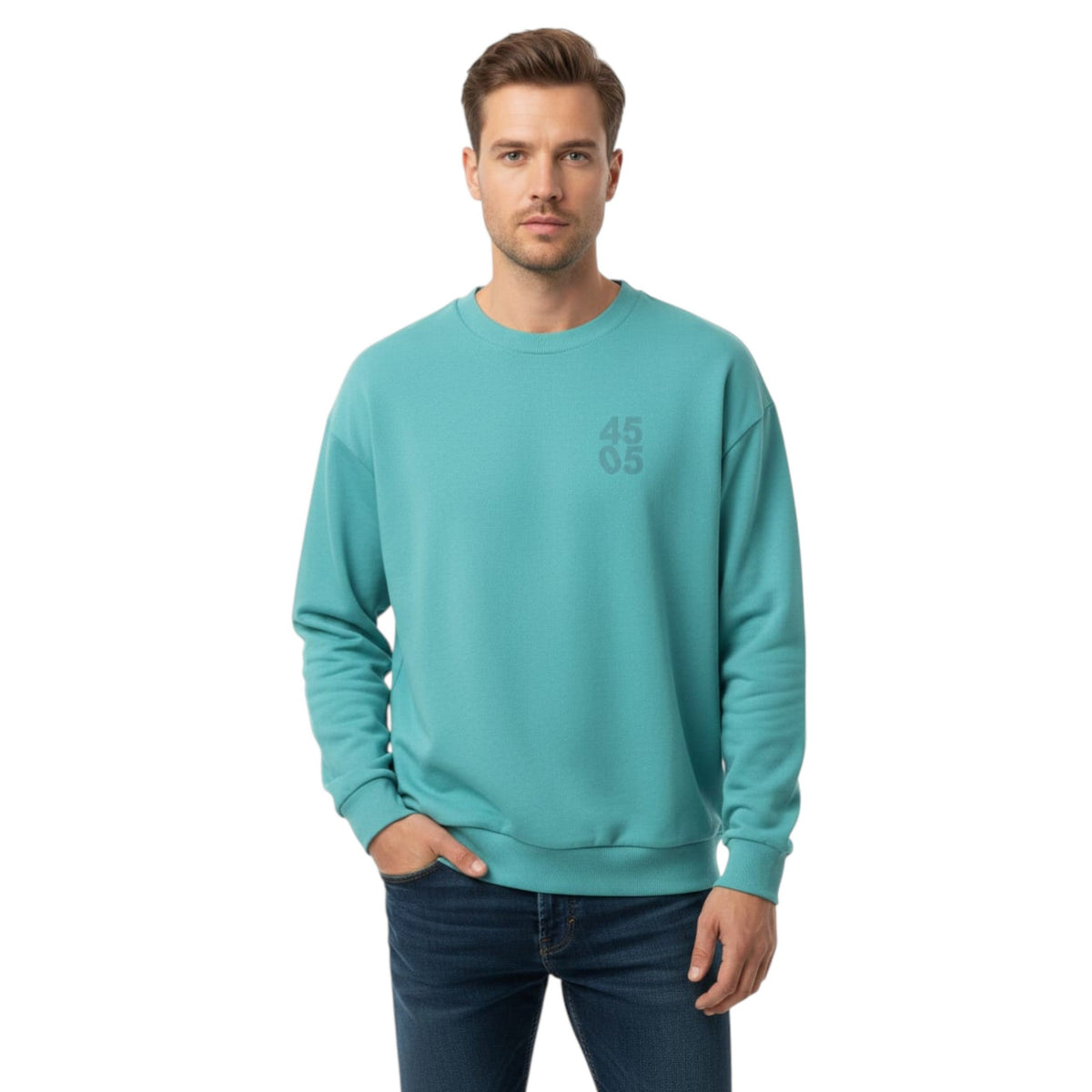 Men's Palin Solid Sweaters,Light Blue