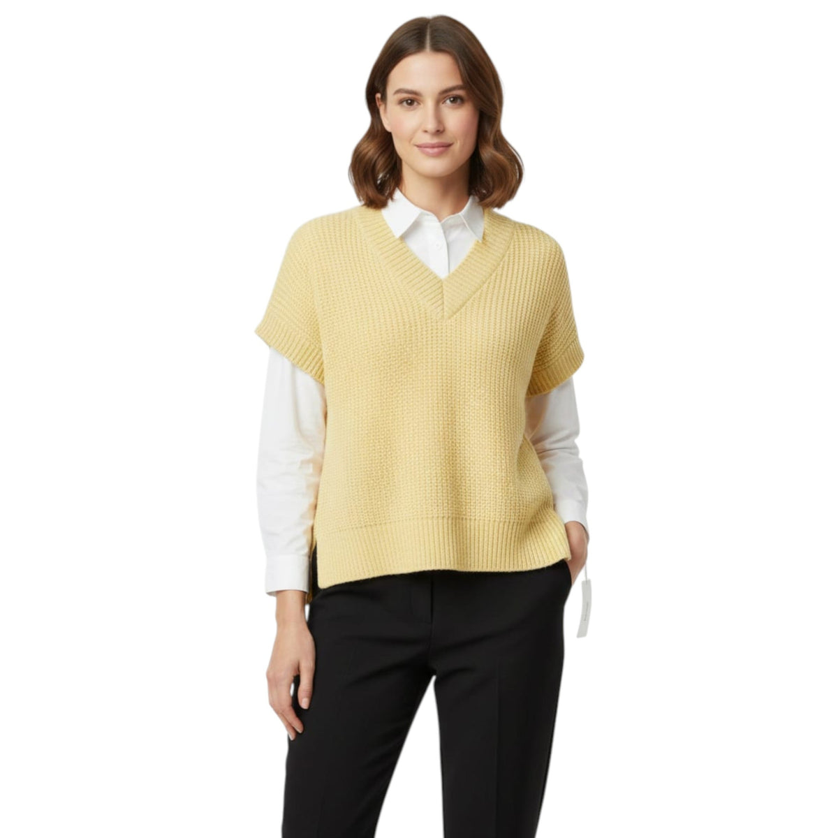 Women's Knitted Top,Yellow