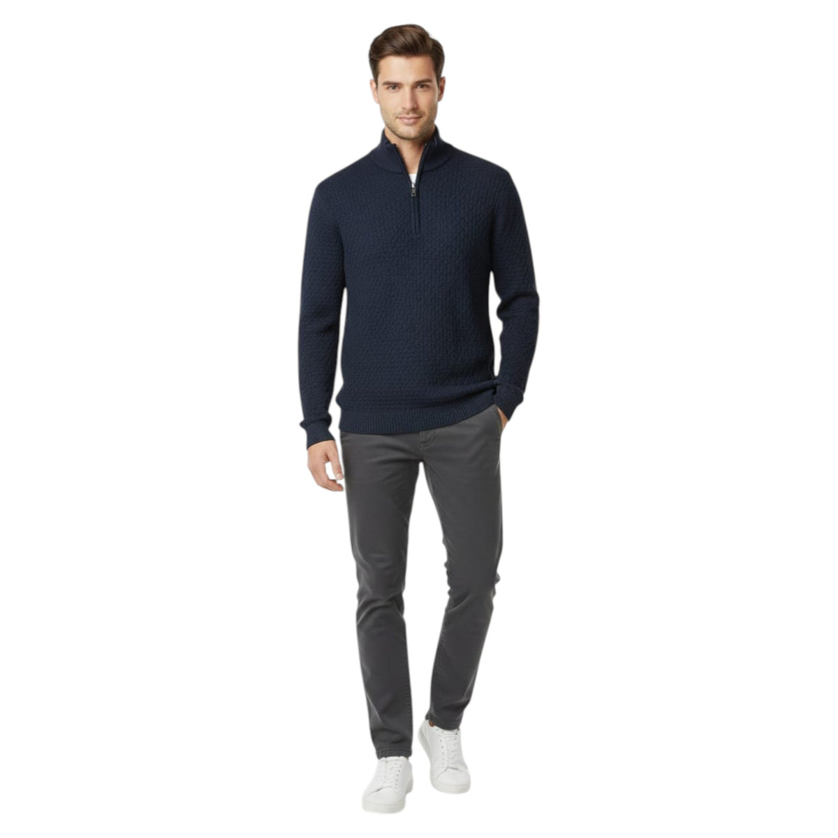 Men's Knitted Sweaters,Indigo