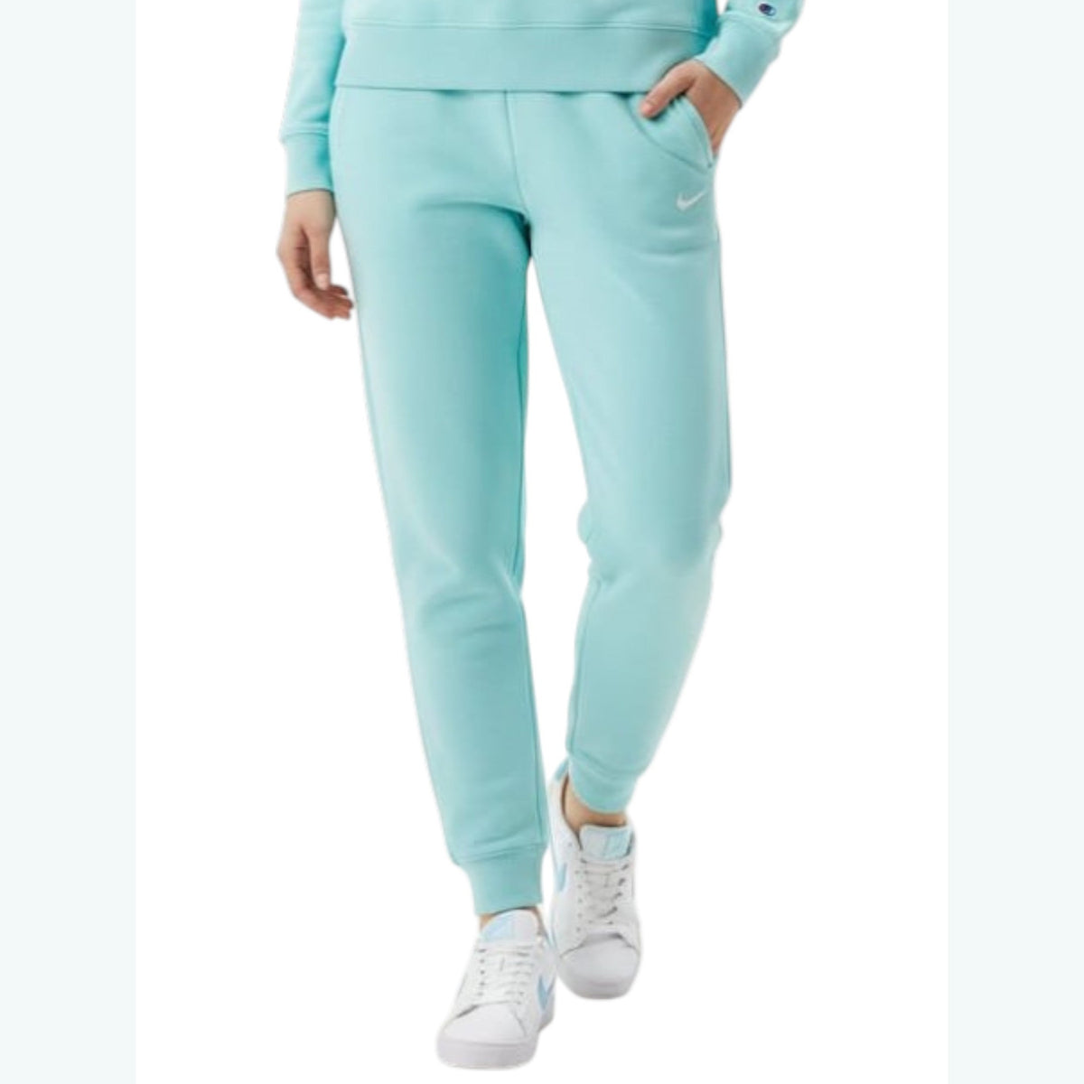 Kids Girl's Plain Solid Pant,Light Blue