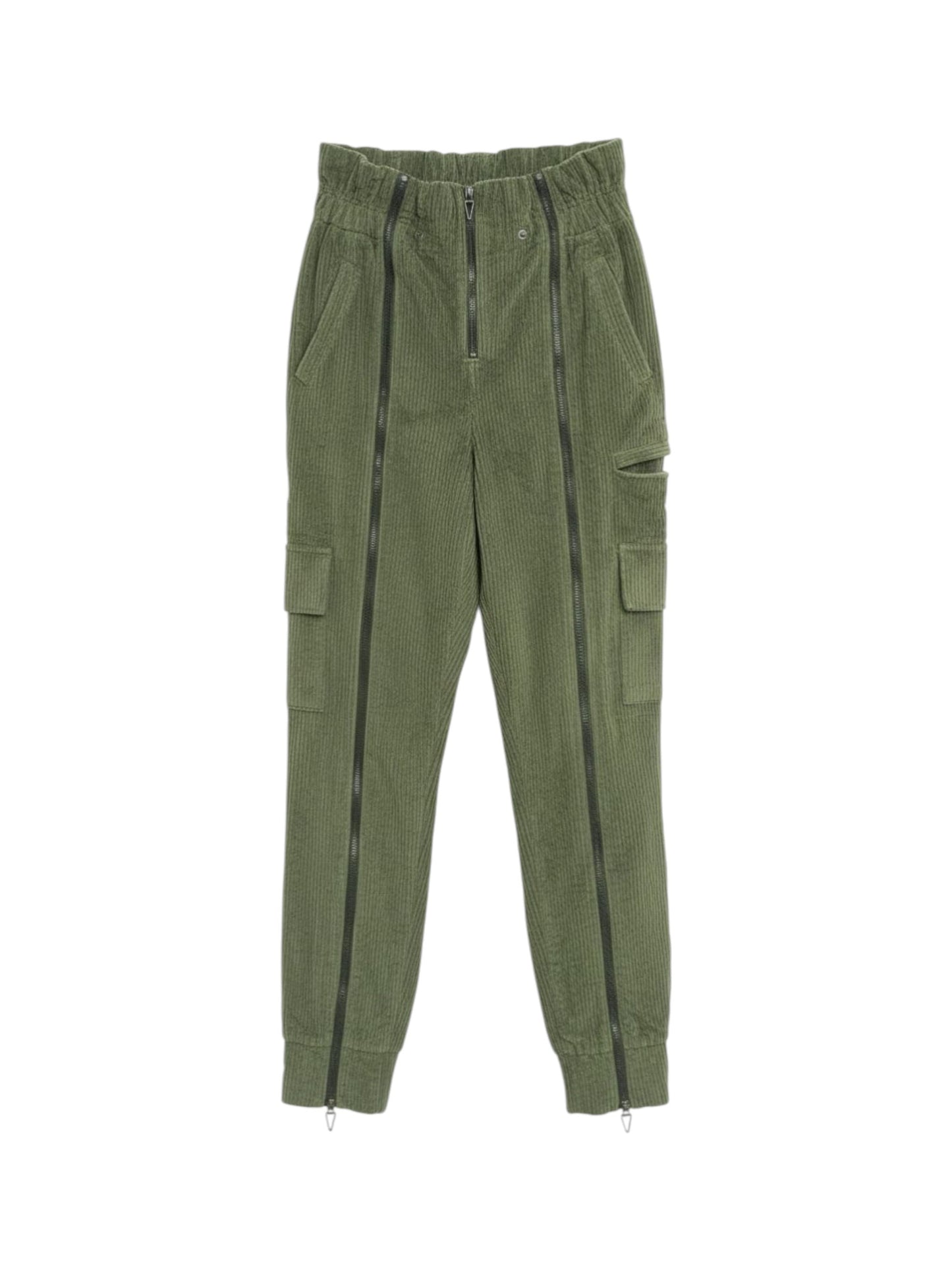 Women's Ribbed Pant,Green