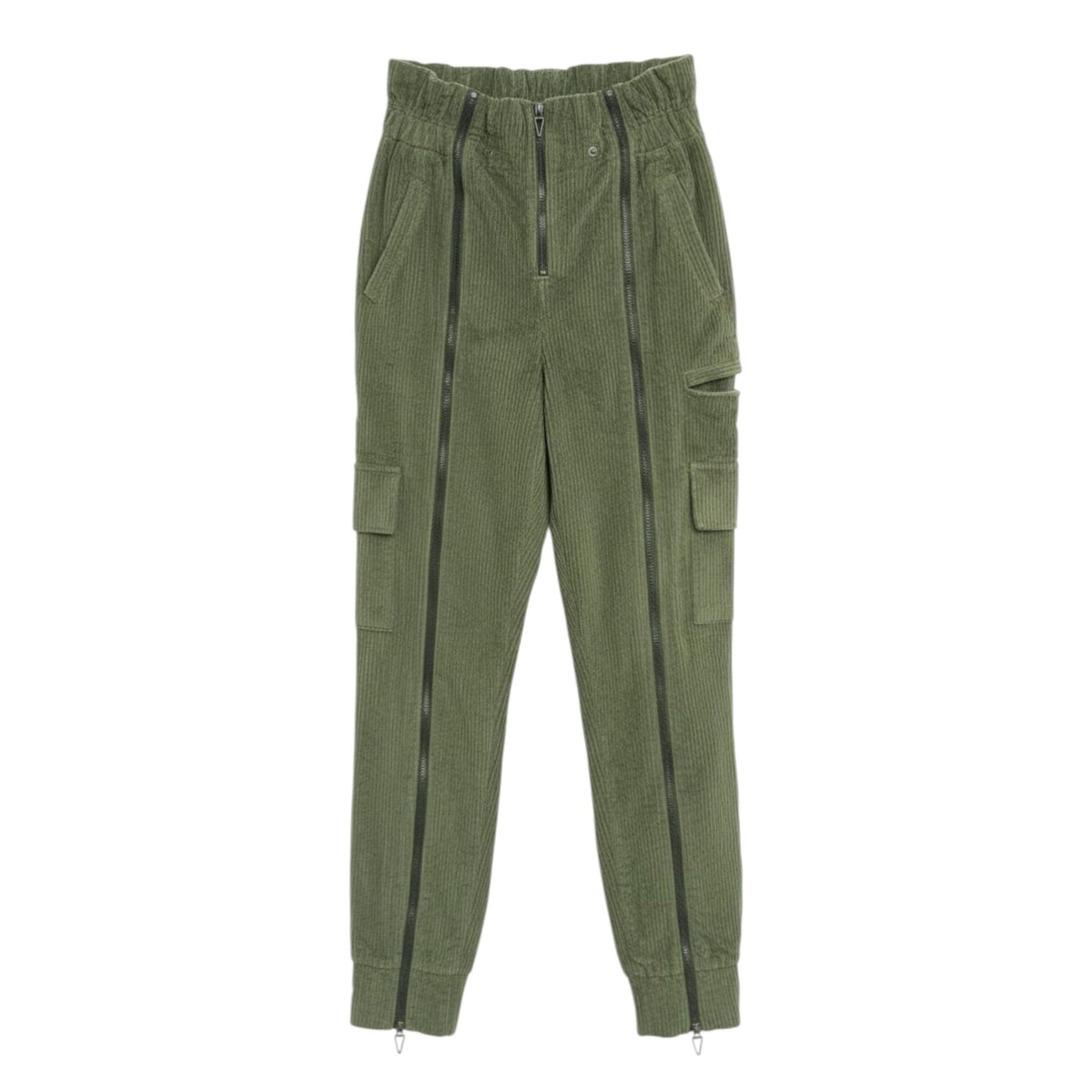 Women's Ribbed Pant,Green