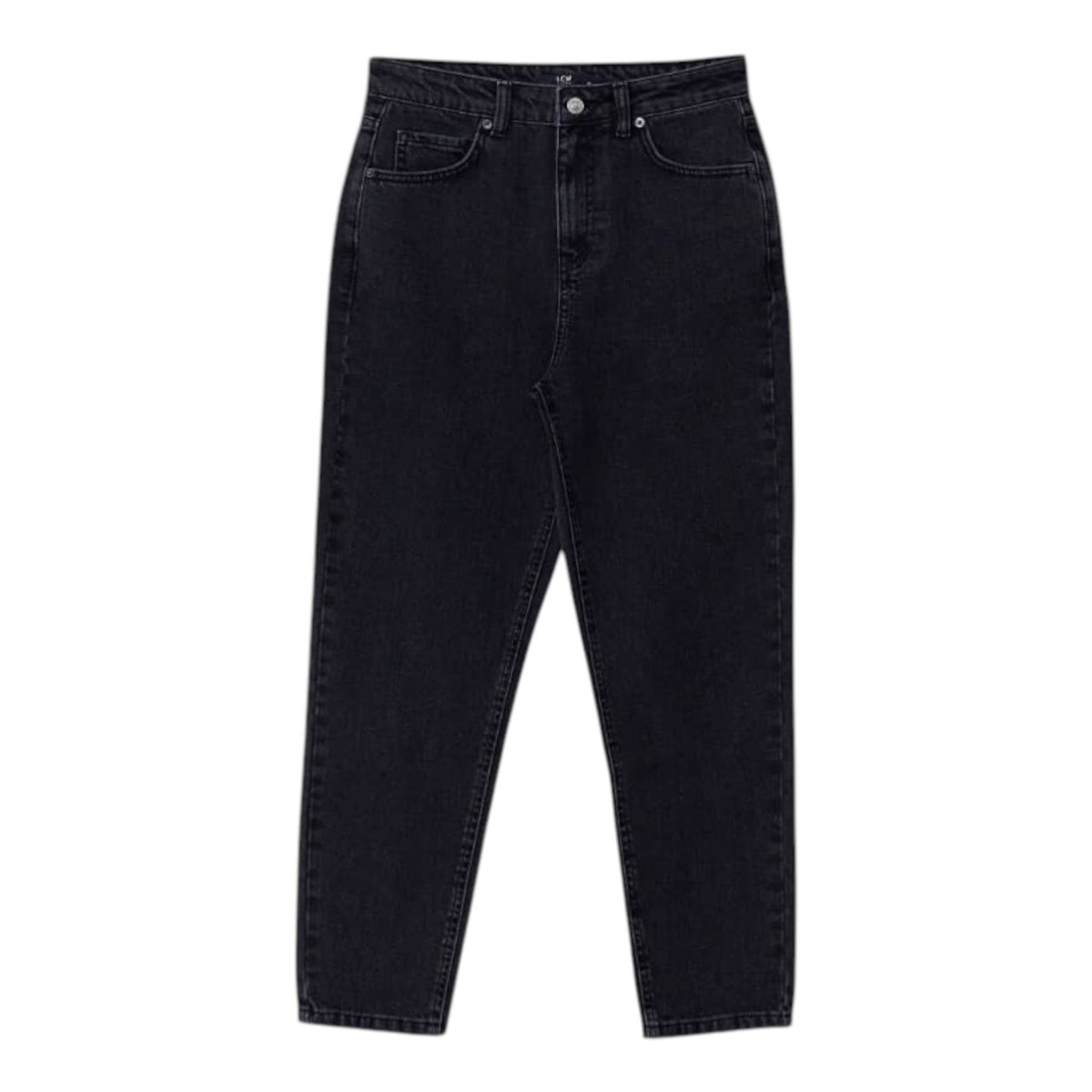 Women's Plain Solid Jeans,Black