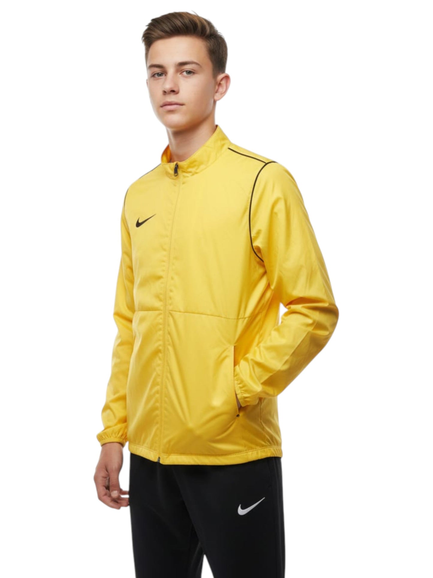 Kids Boy's Plain Solid Jacket,Yellow