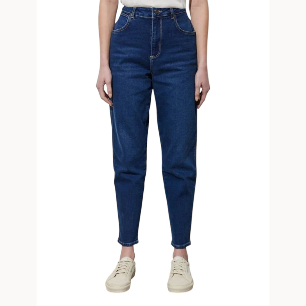 Women's Plain Solid Jeans,Blue