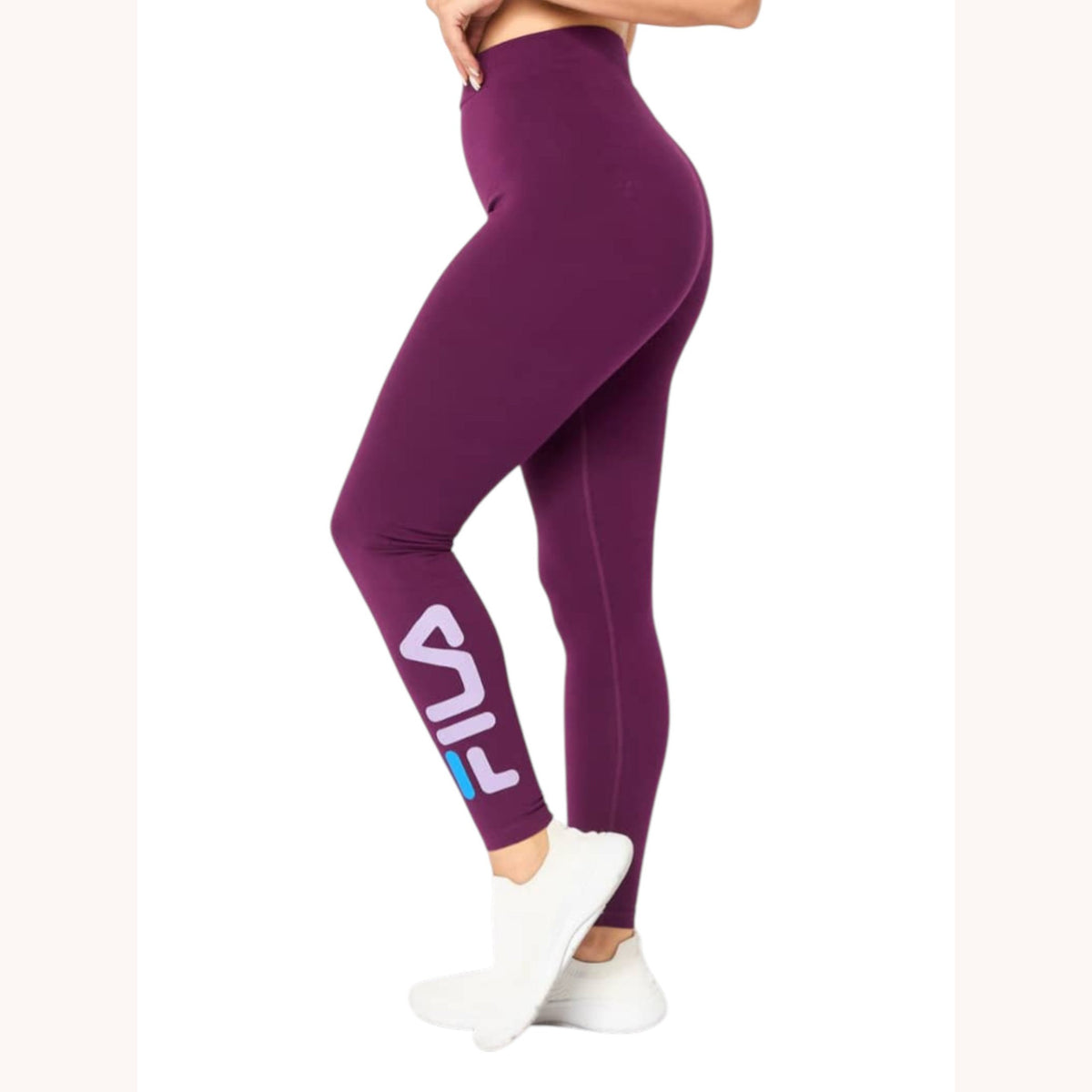Women's Brand Logo Printed Legging,Dark Purple