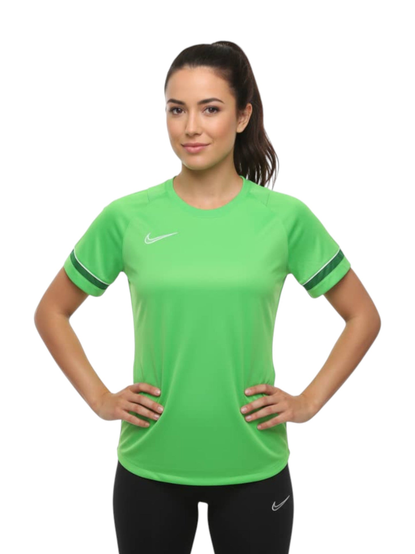 Women's Plain Solid Sport Top,Green