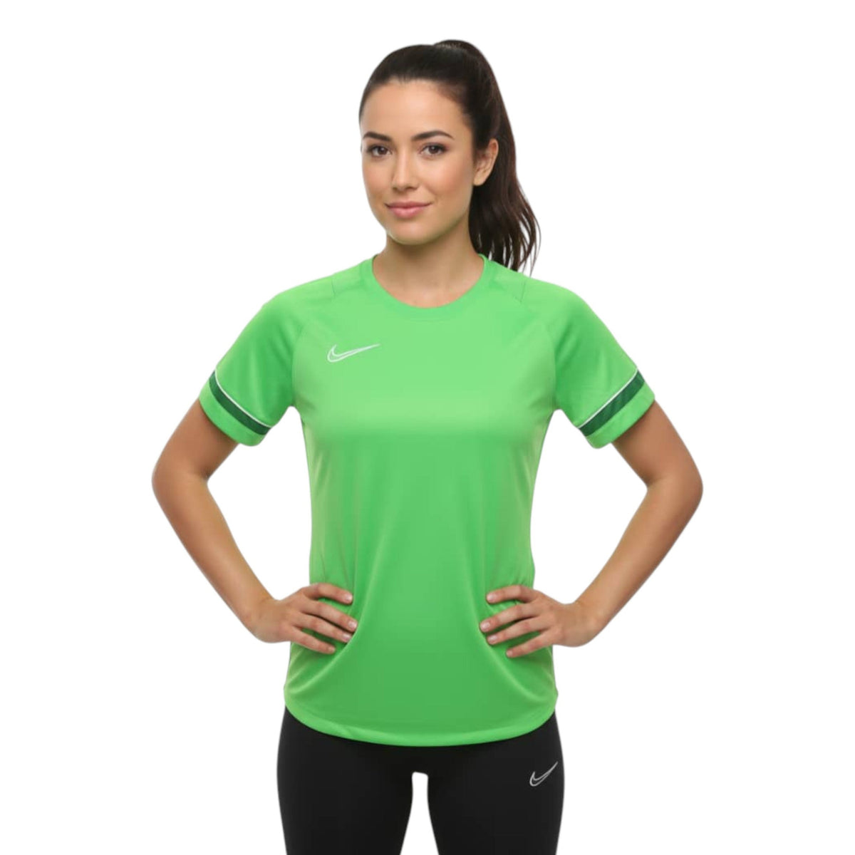 Women's Plain Solid Sport Top,Green